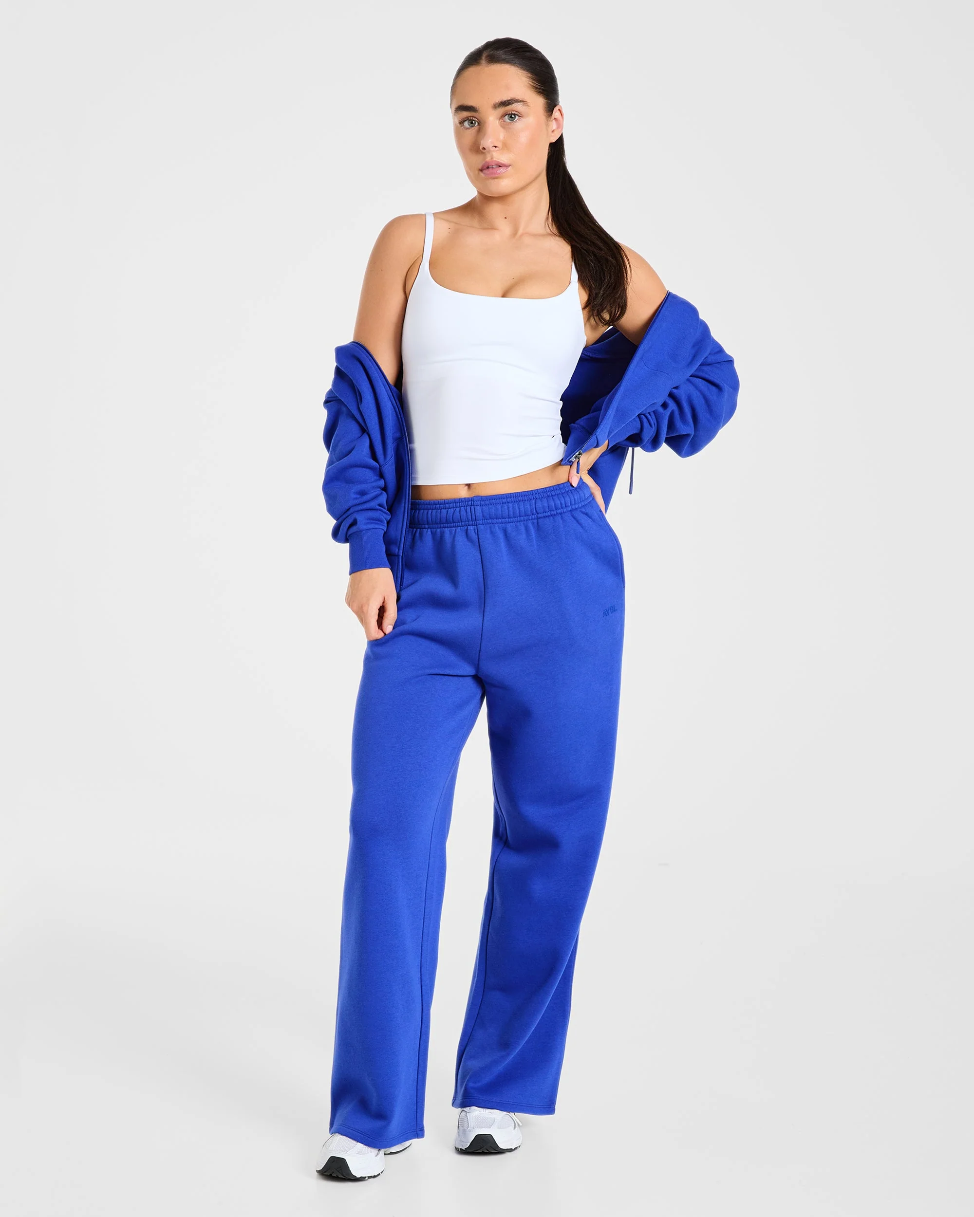 Lifestyle Oversized Straight Leg Joggers - Cobalt - Image 6