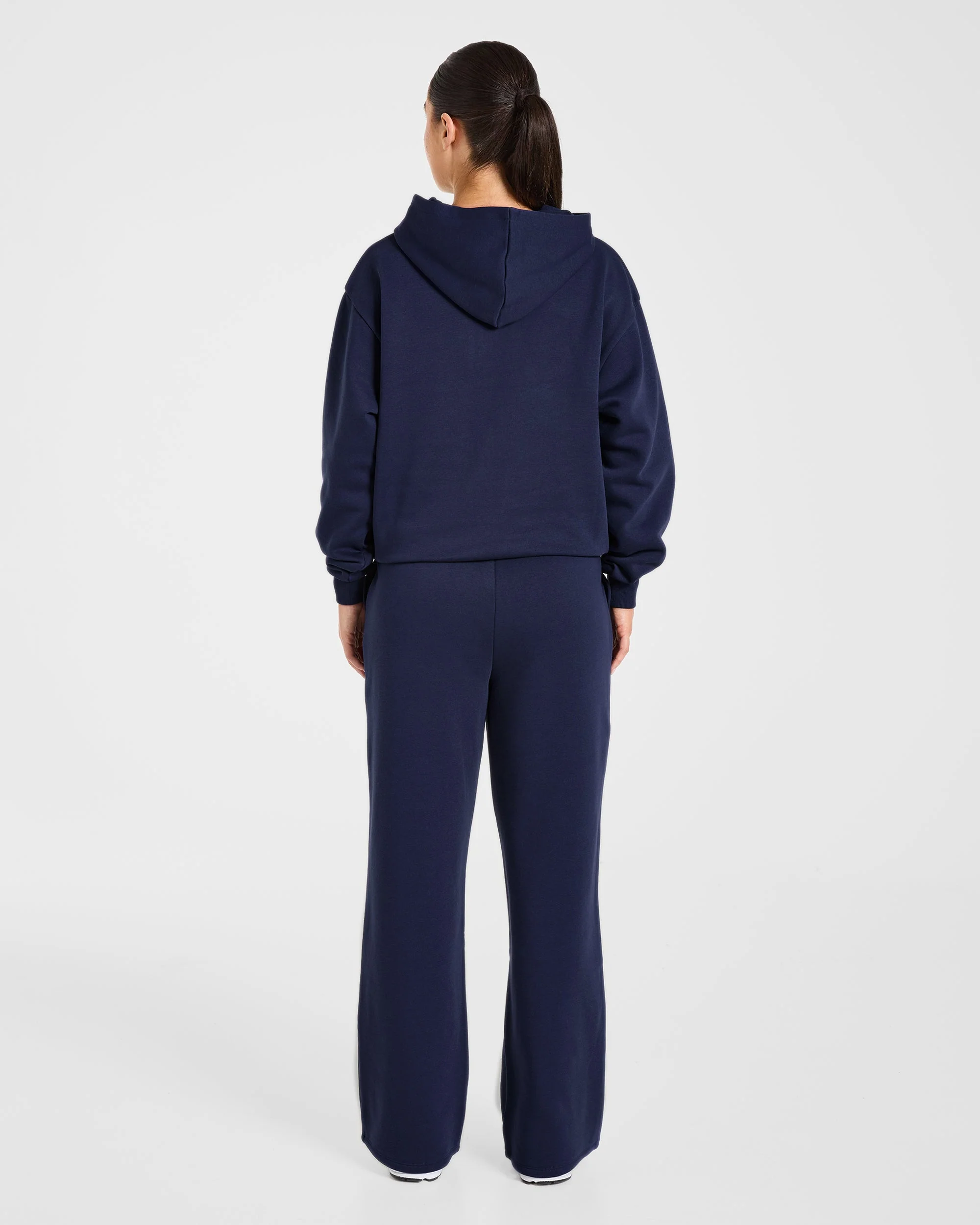 Lifestyle Oversized Straight Leg Joggers - Navy - Image 4