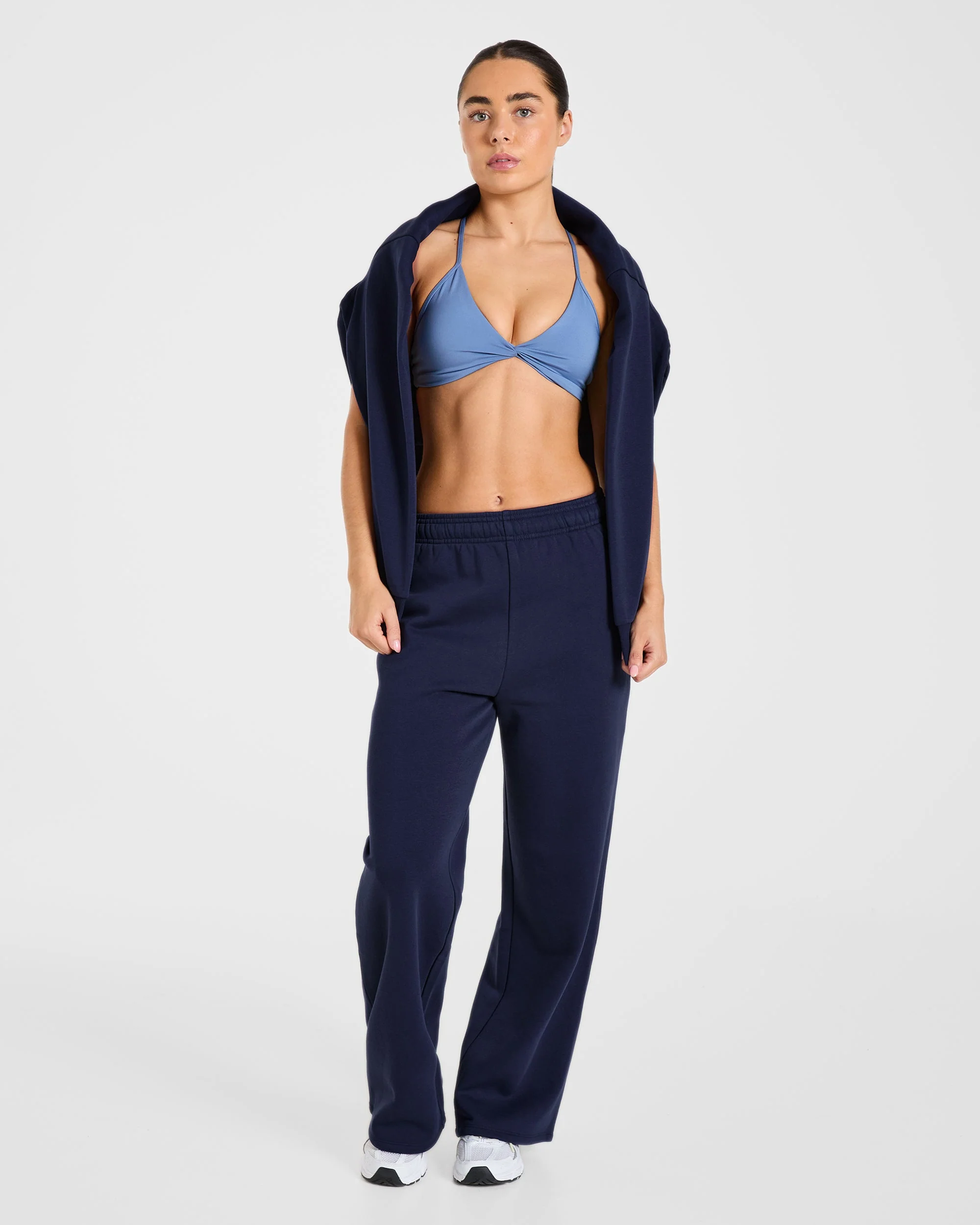 Lifestyle Oversized Straight Leg Joggers - Navy - Image 7