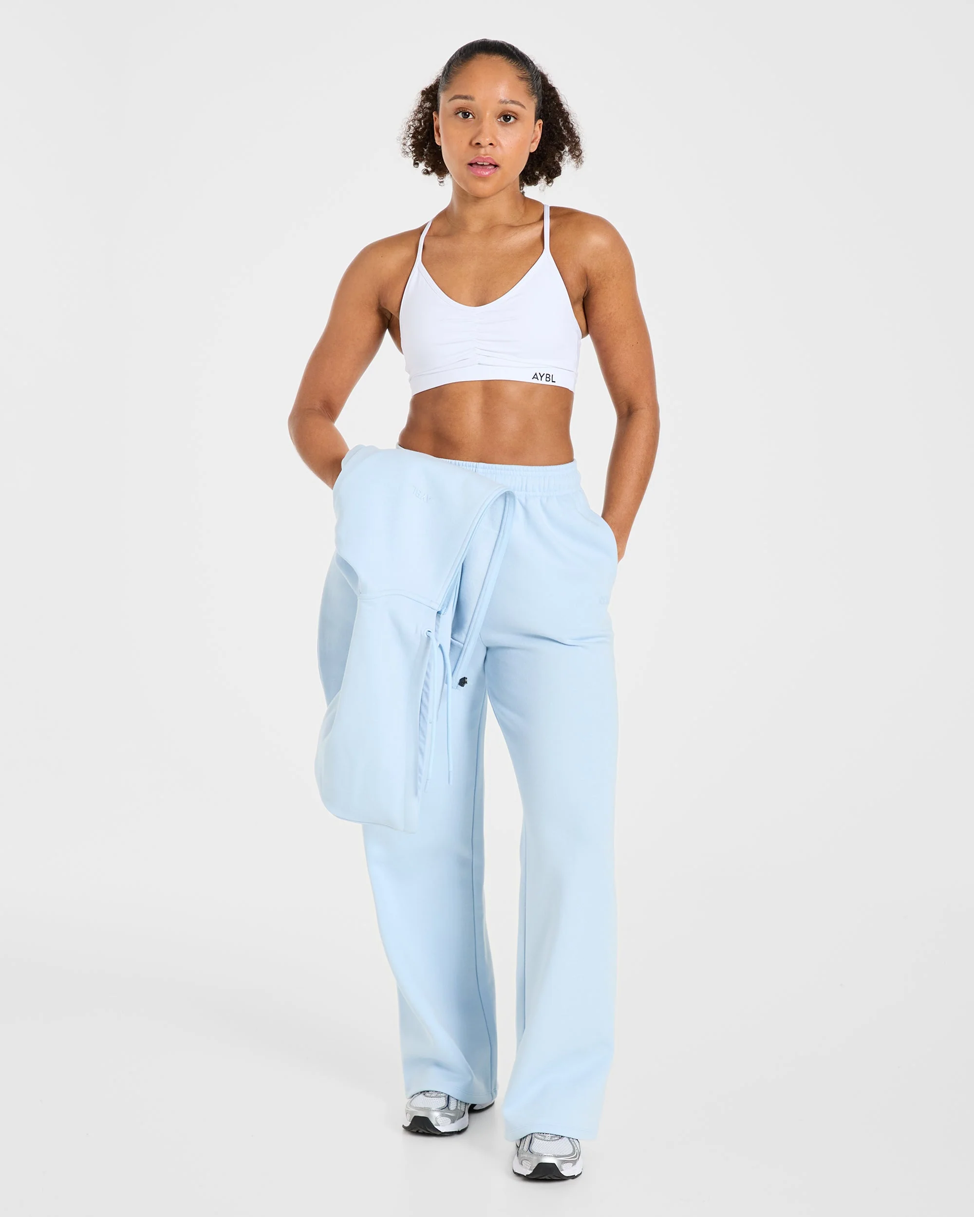 Lifestyle Oversized Straight Leg Joggers - Spring Blue - Image 8