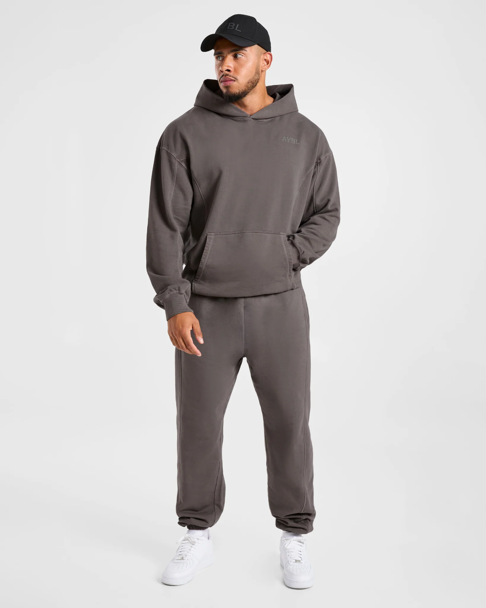 Lift Club Distressed Joggers - Charcoal - Image 7