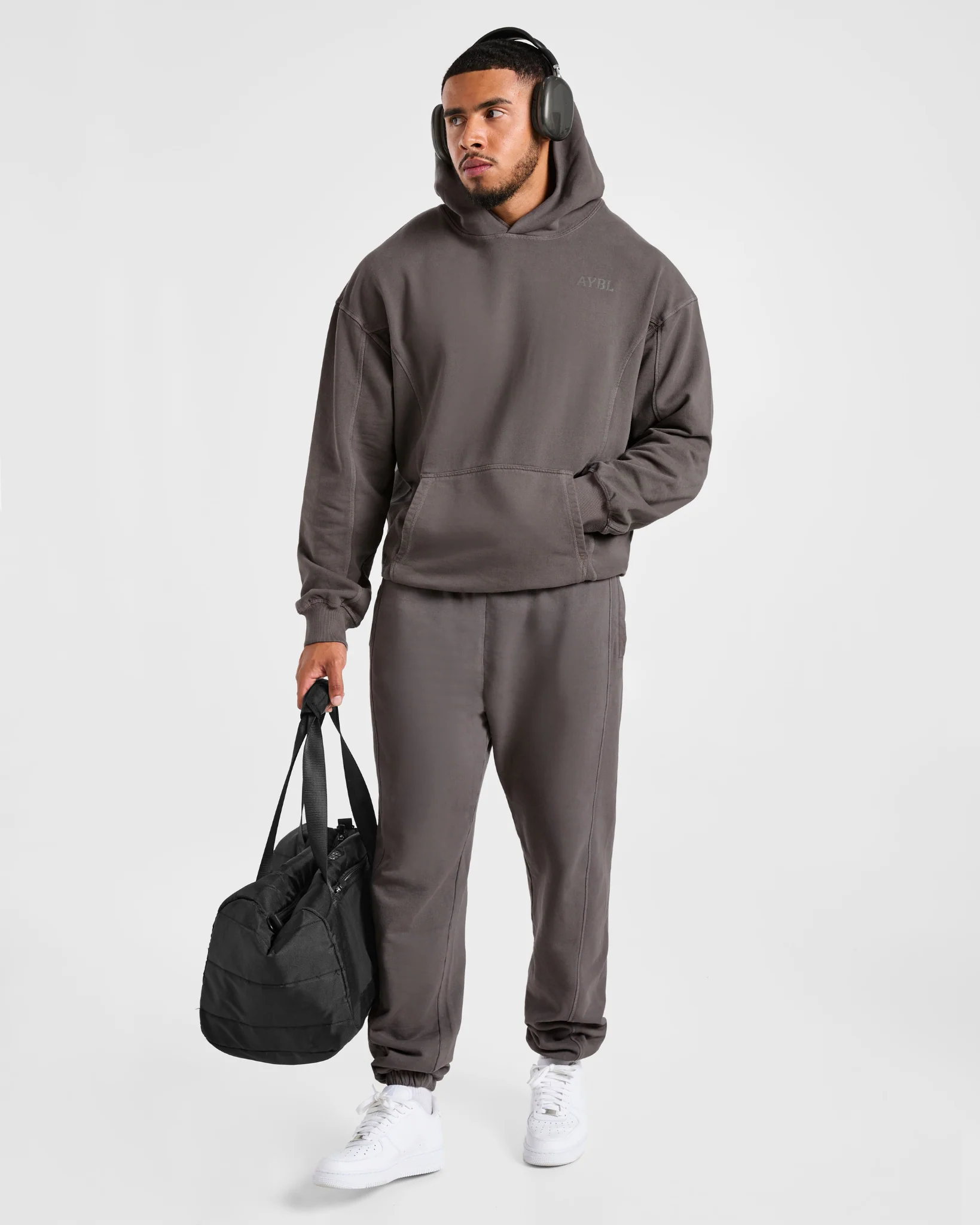Lift Club Distressed Joggers - Charcoal - Image 8