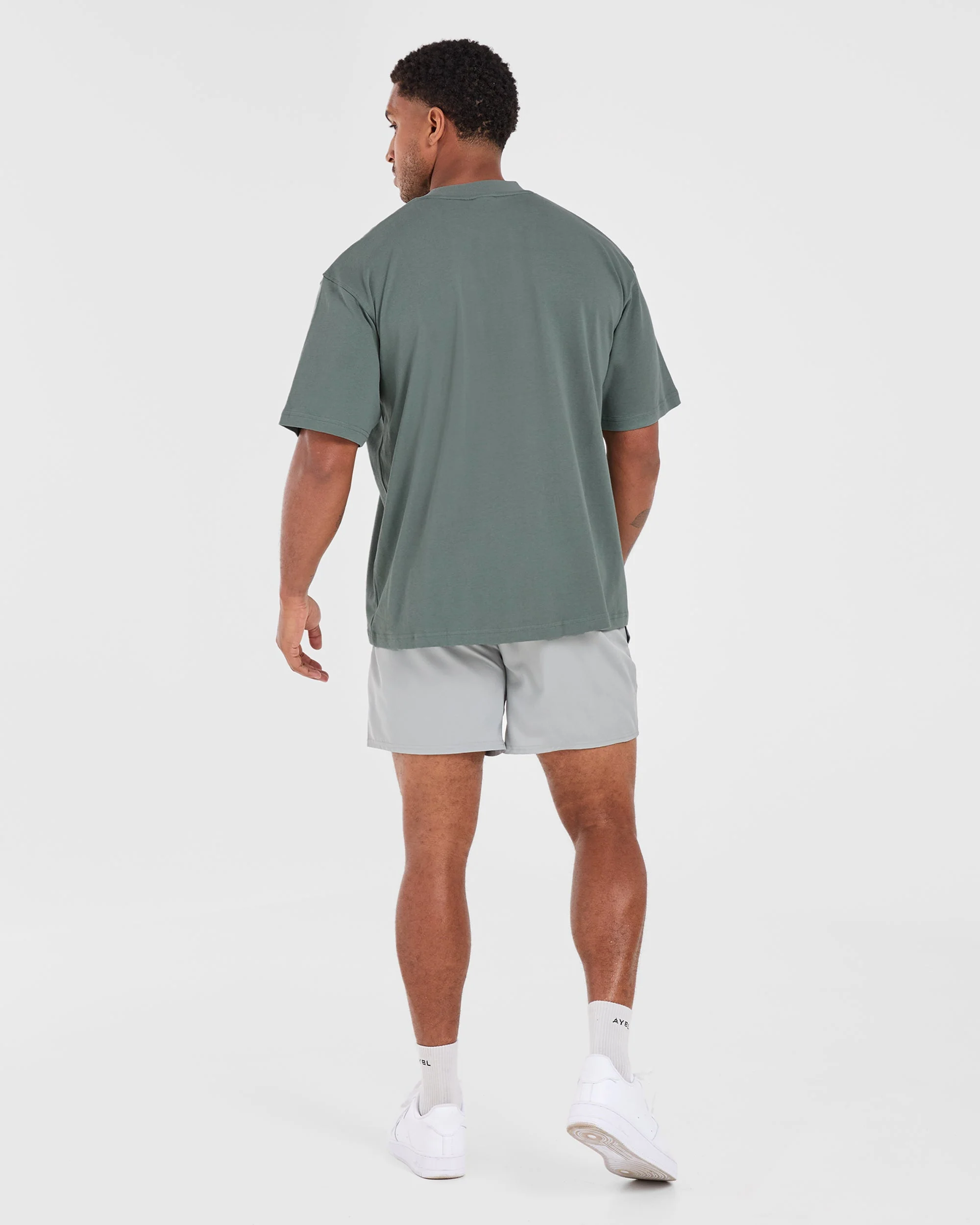 Lift Club Oversized T Shirt - Vintage Sage - Image 12