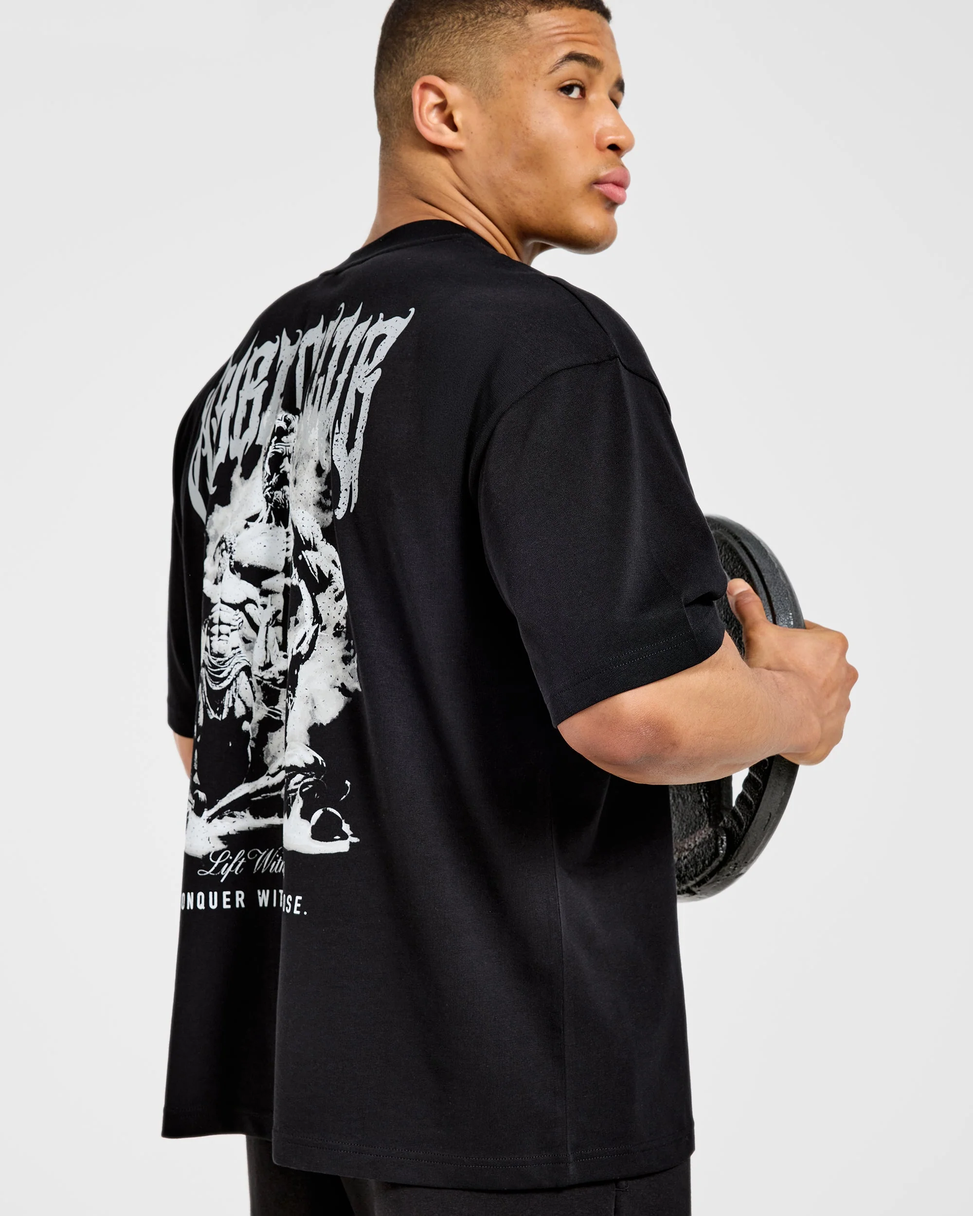 Lift Forge Oversized T Shirt - Black - Image 7