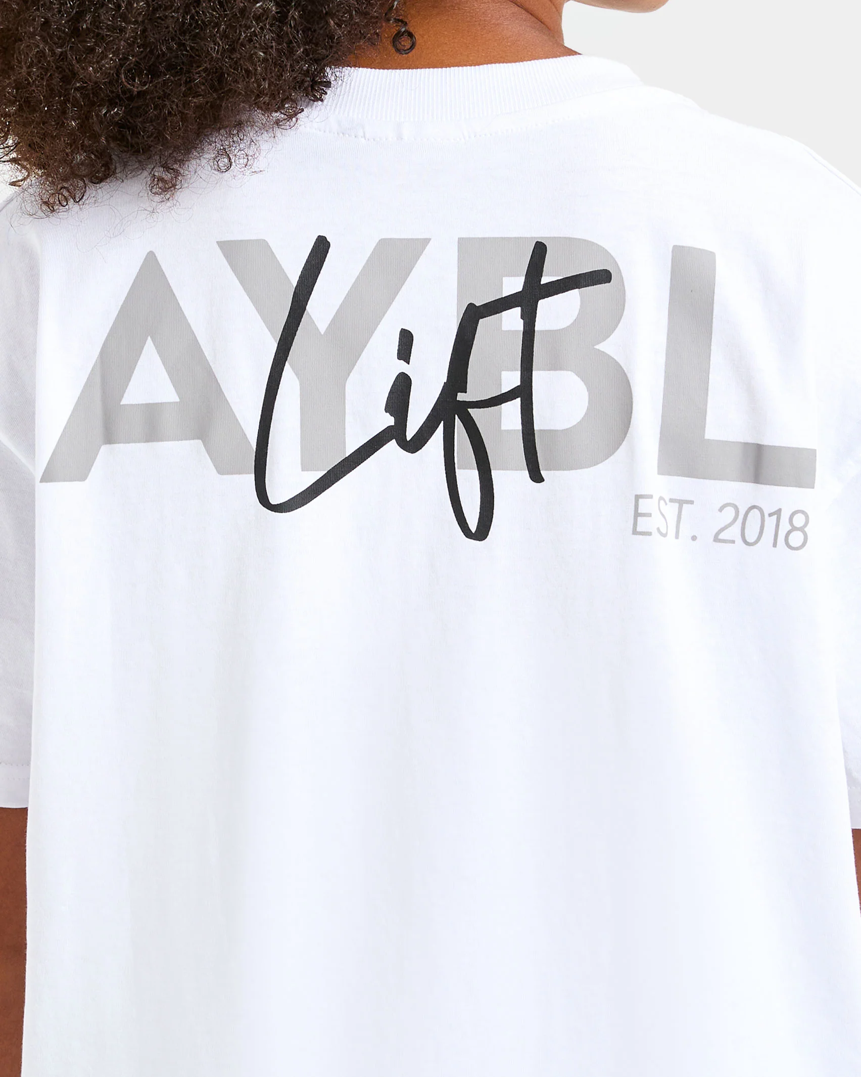 Lift Graphic Oversized T Shirt - White - Image 6