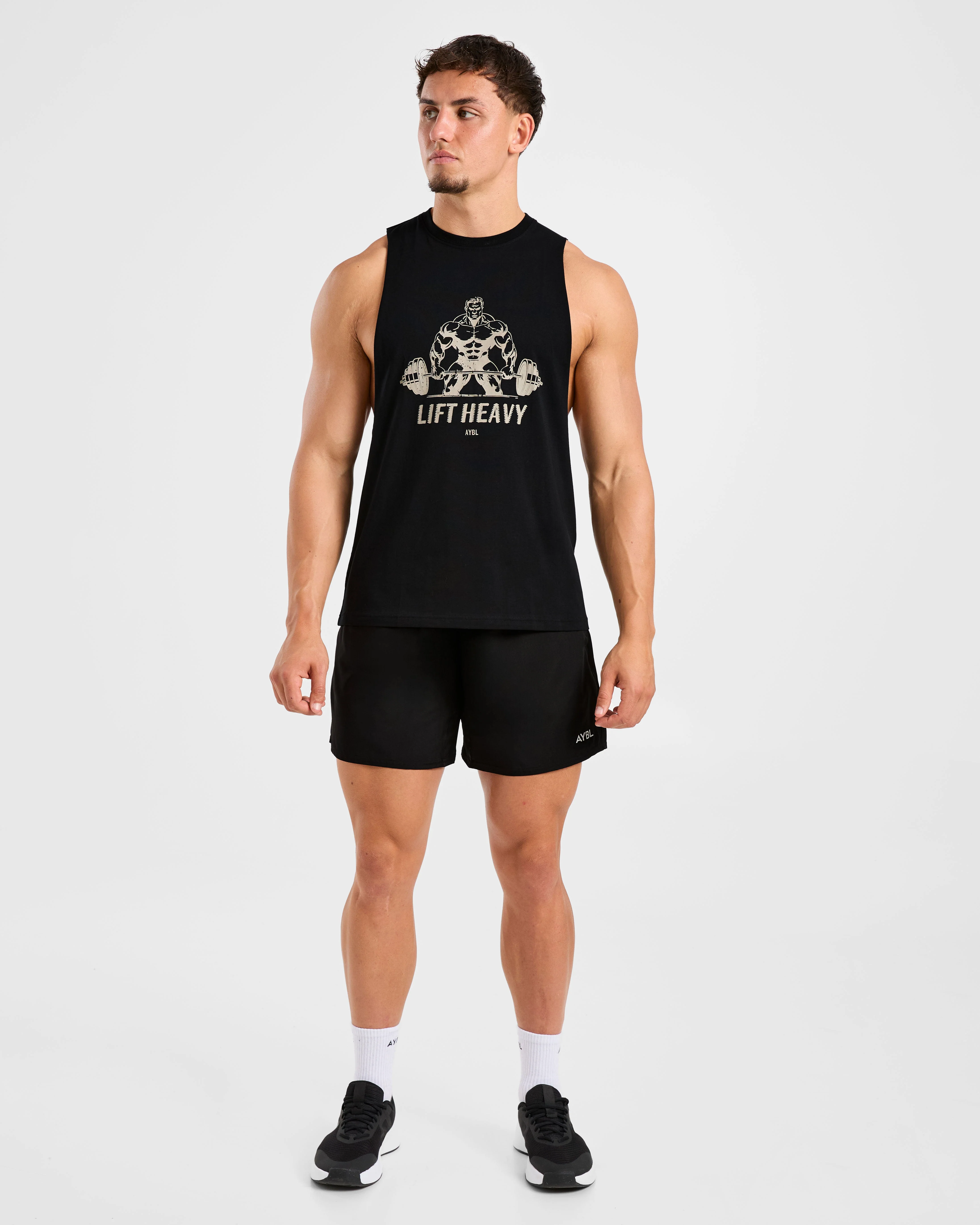 Lift Heavy Tank - Black/Off White - Image 3