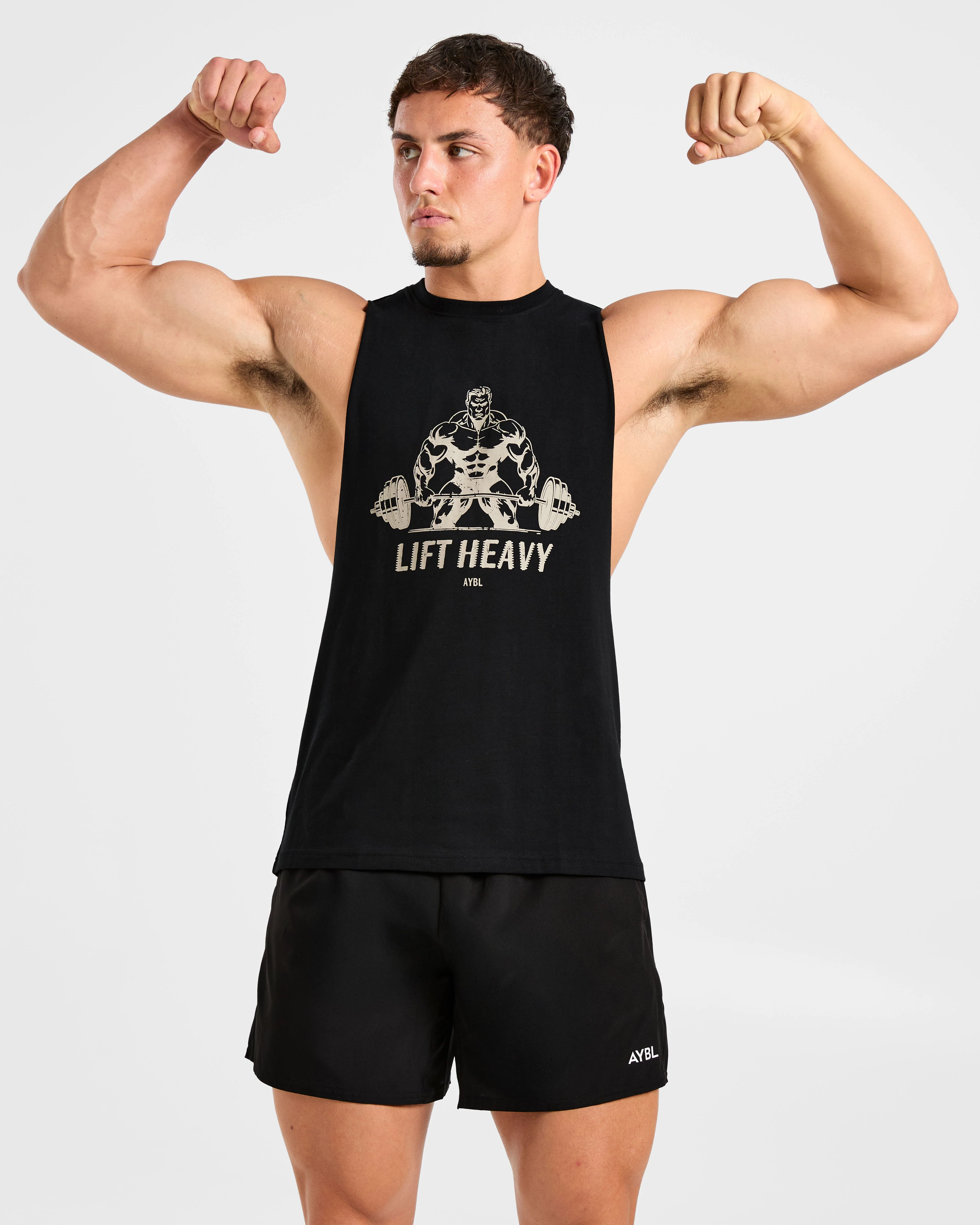 Lift Heavy Tank - Black/Off White - Image 8
