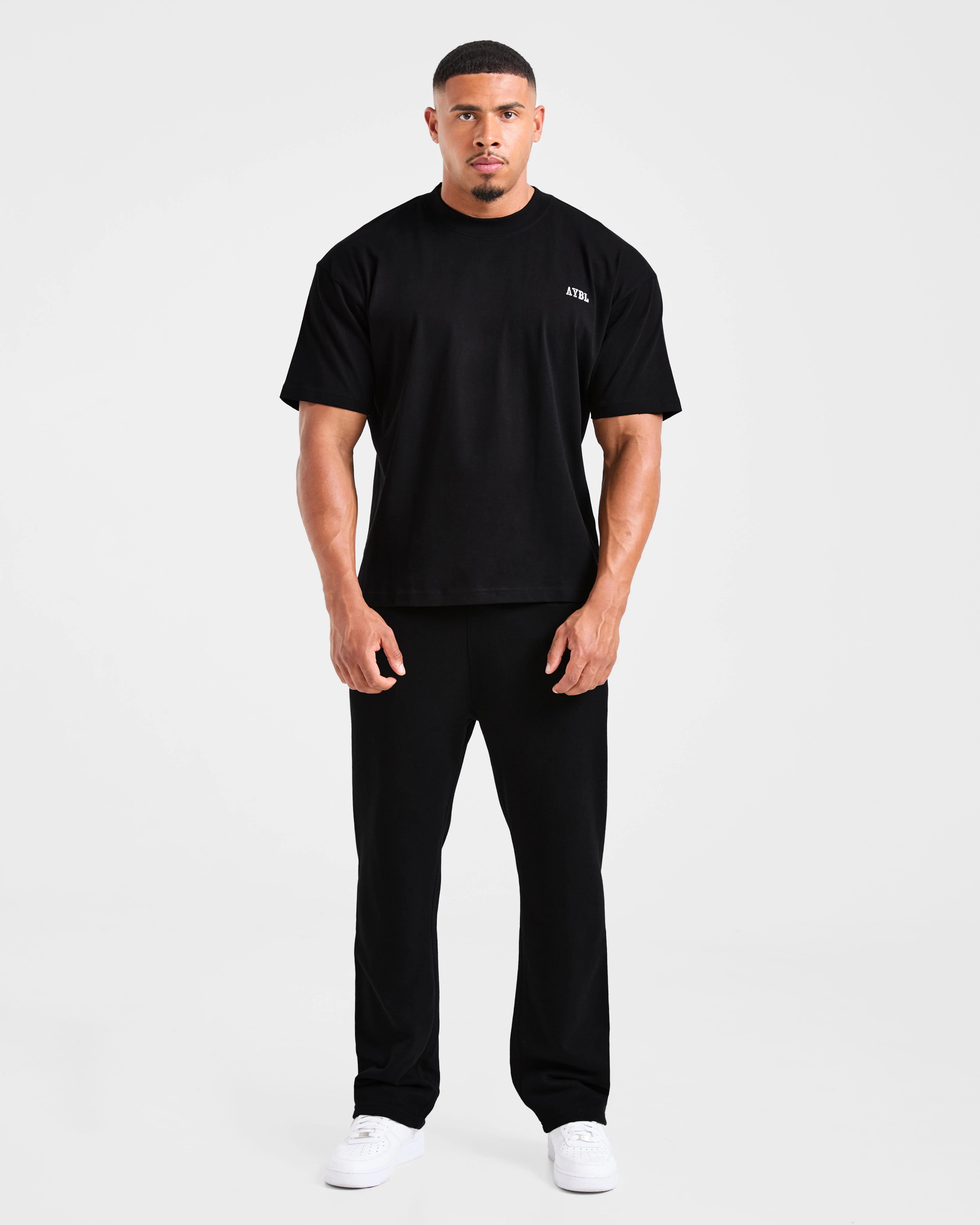Lifting Essentials Oversized T Shirt - Black - Image 3