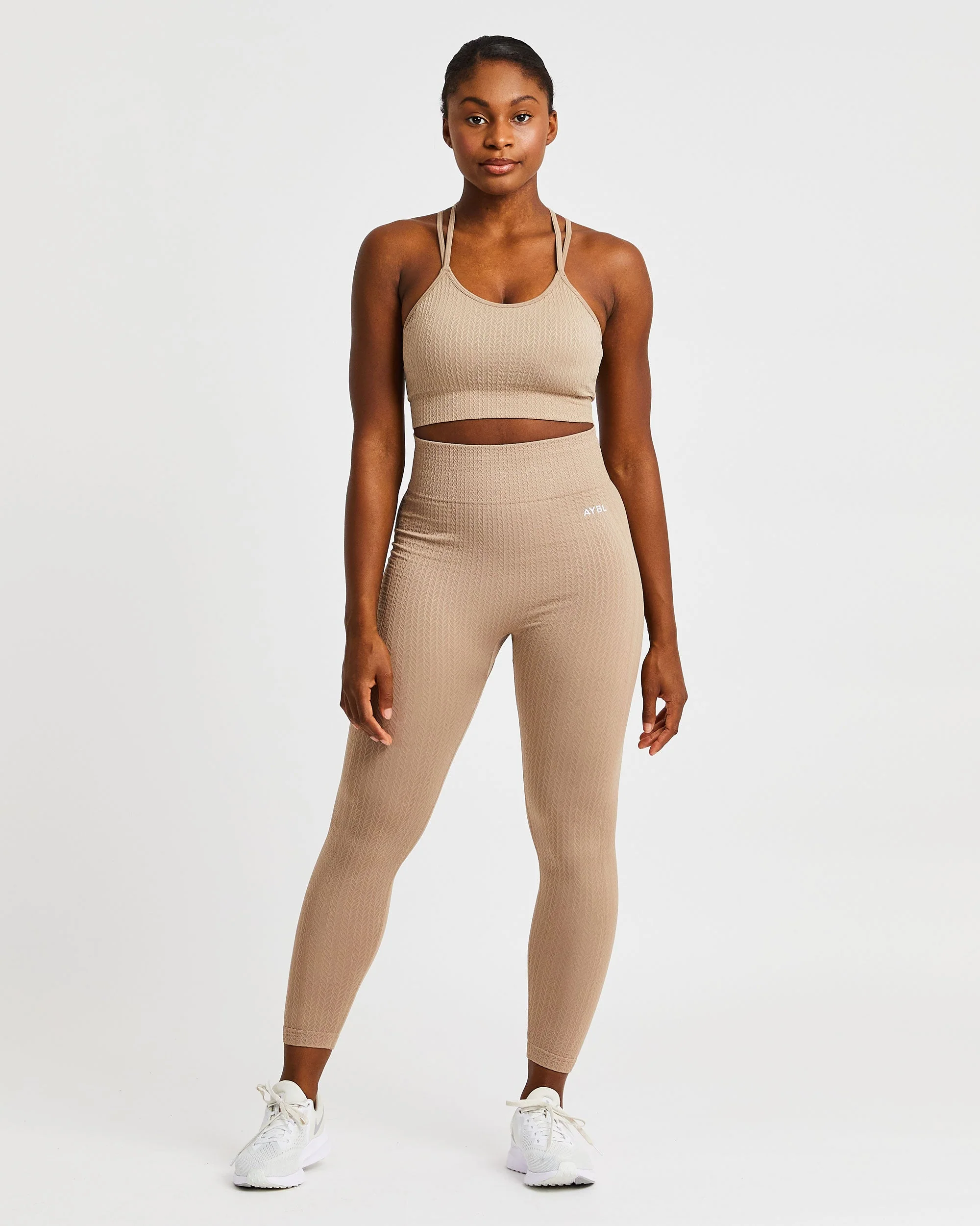 Luxe Seamless Leggings - Mocha - Image 3
