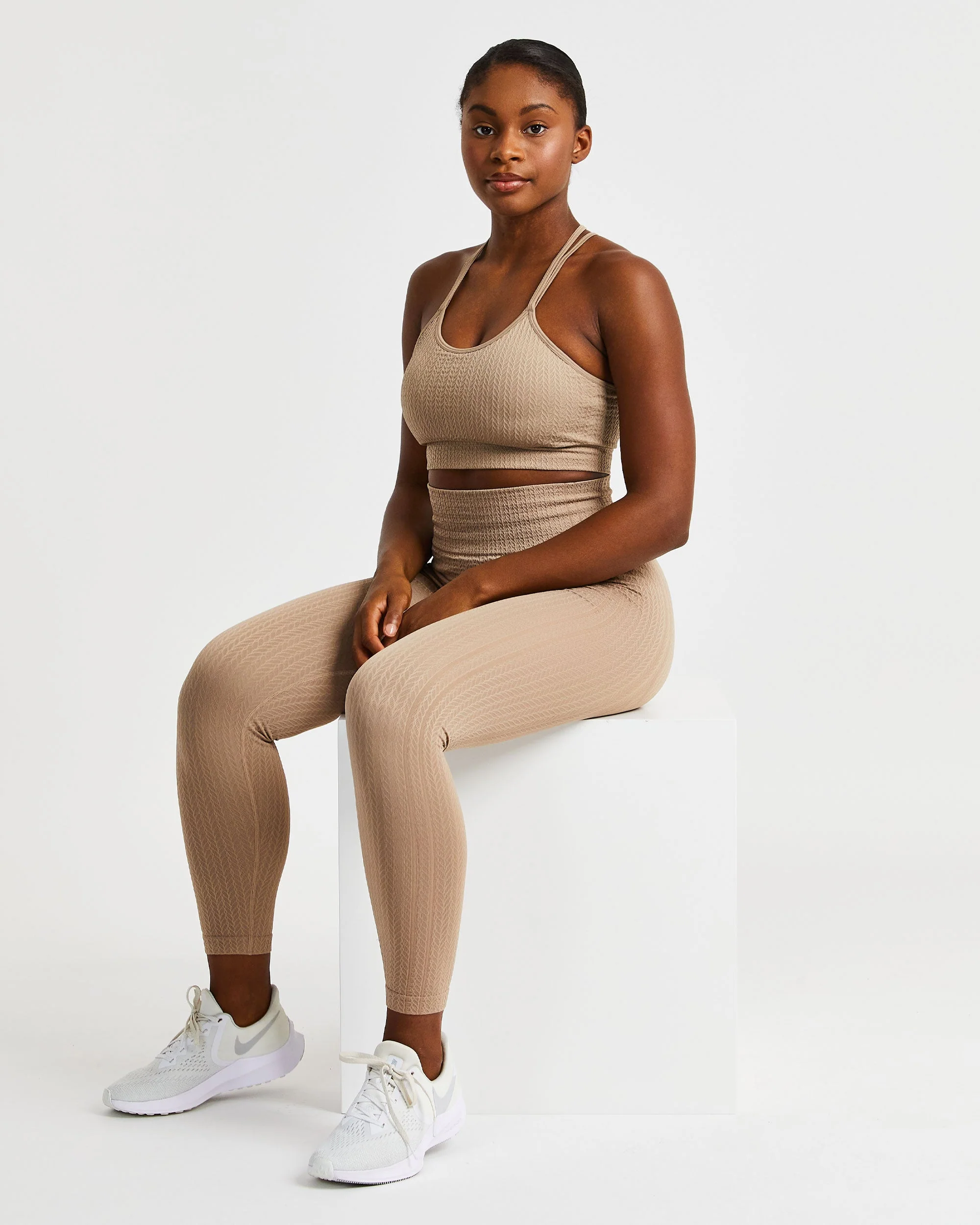 Luxe Seamless Leggings - Mocha - Image 7