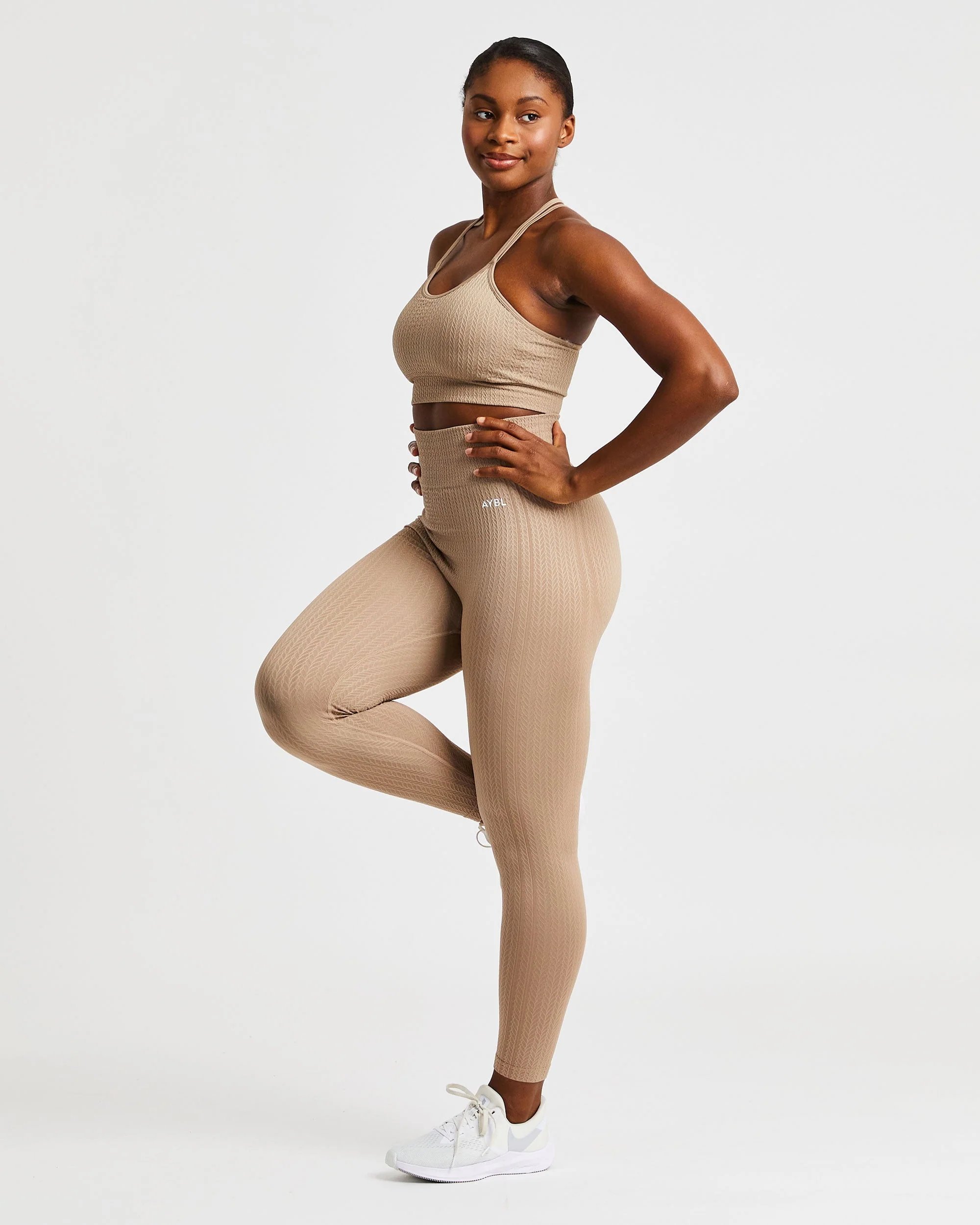 Luxe Seamless Leggings - Mocha - Image 8