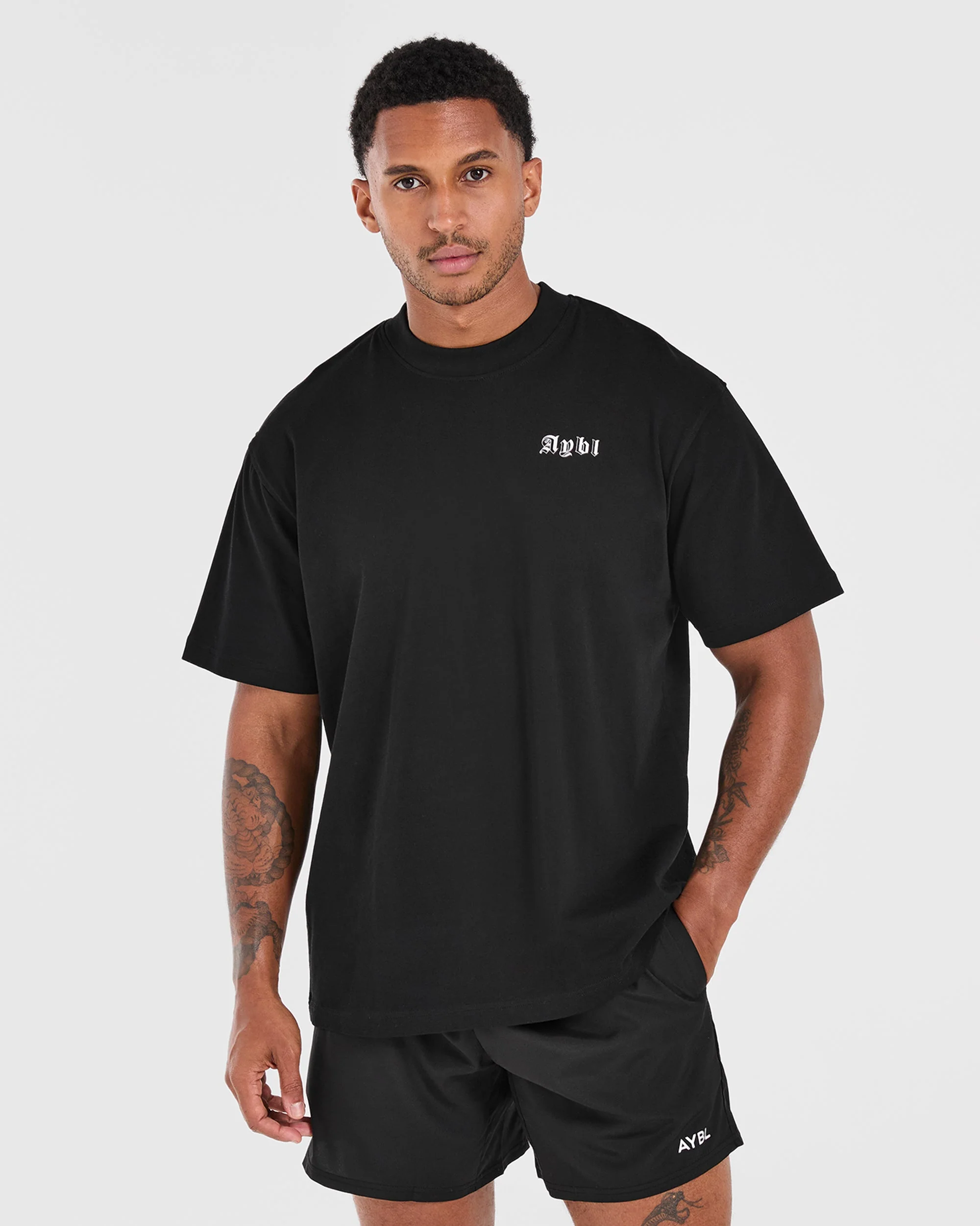 Mind of Steel Oversized T Shirt - Black - Image 2