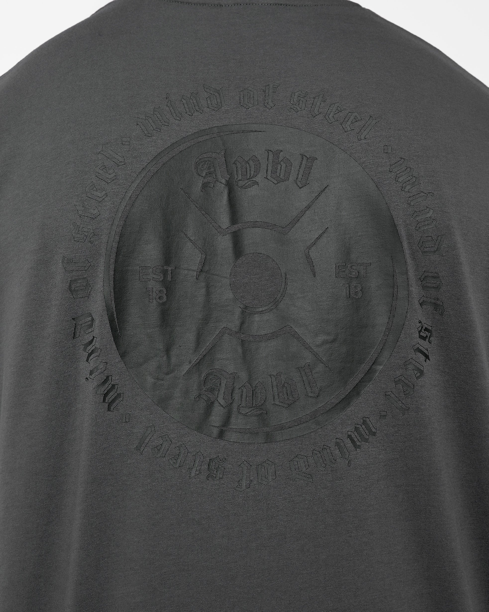 Mind of Steel Oversized T Shirt - Charcoal - Image 6
