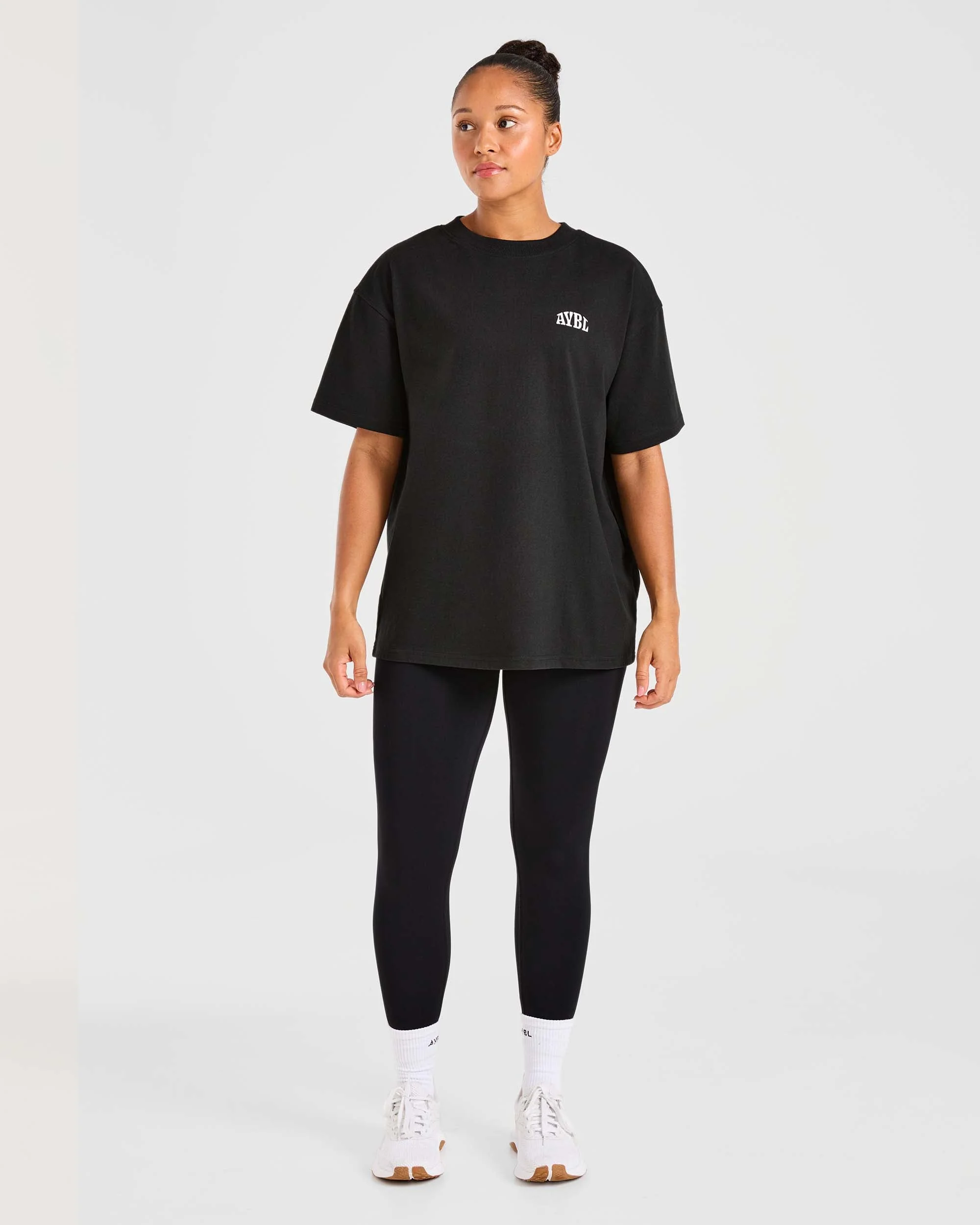 Mind Over Matter Oversized T Shirt - Black - Image 4