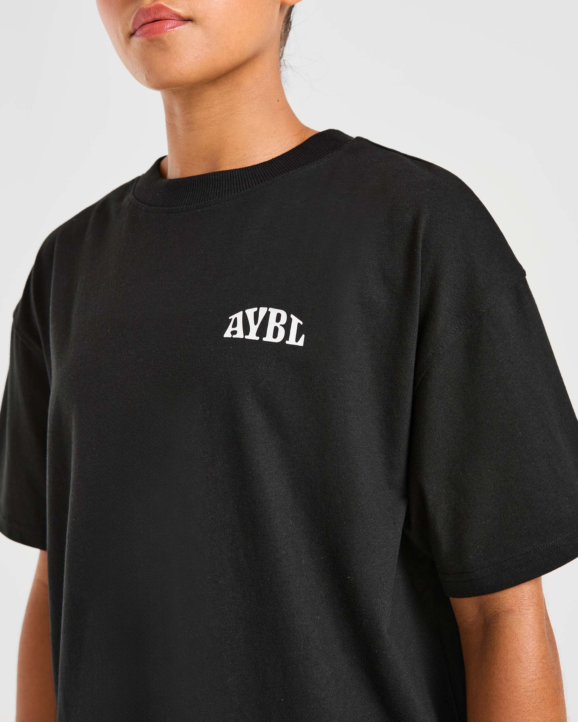 Mind Over Matter Oversized T Shirt - Black - Image 5
