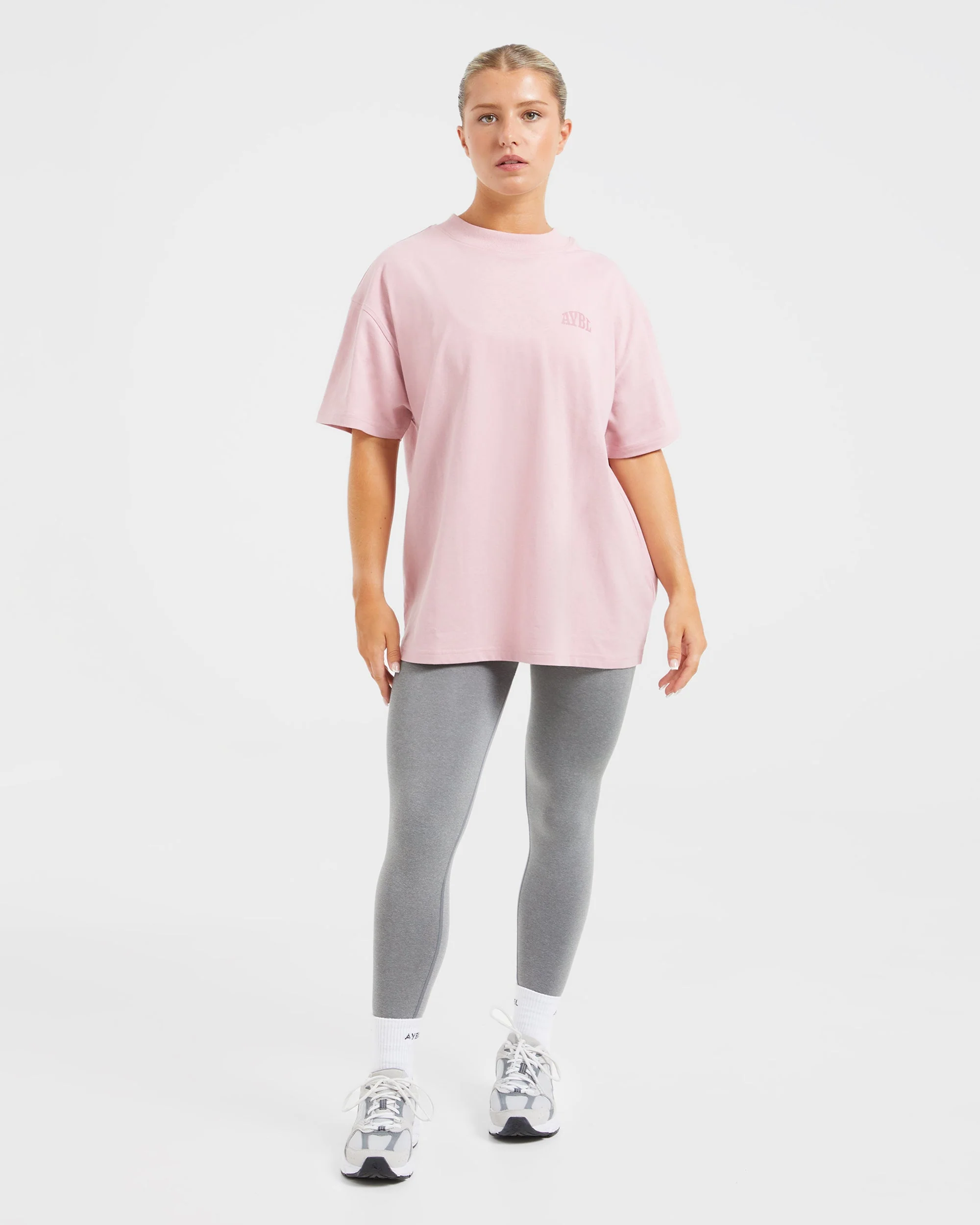 Mind Over Matter Oversized T Shirt - Pink - Image 3