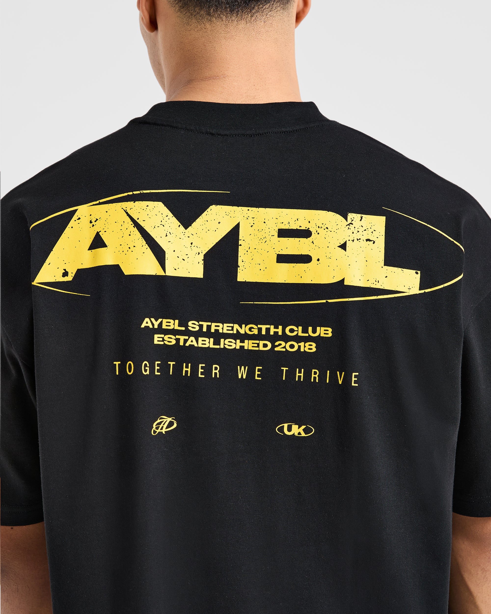 Orbit Oversized T Shirt - Black/Yellow - Image 5