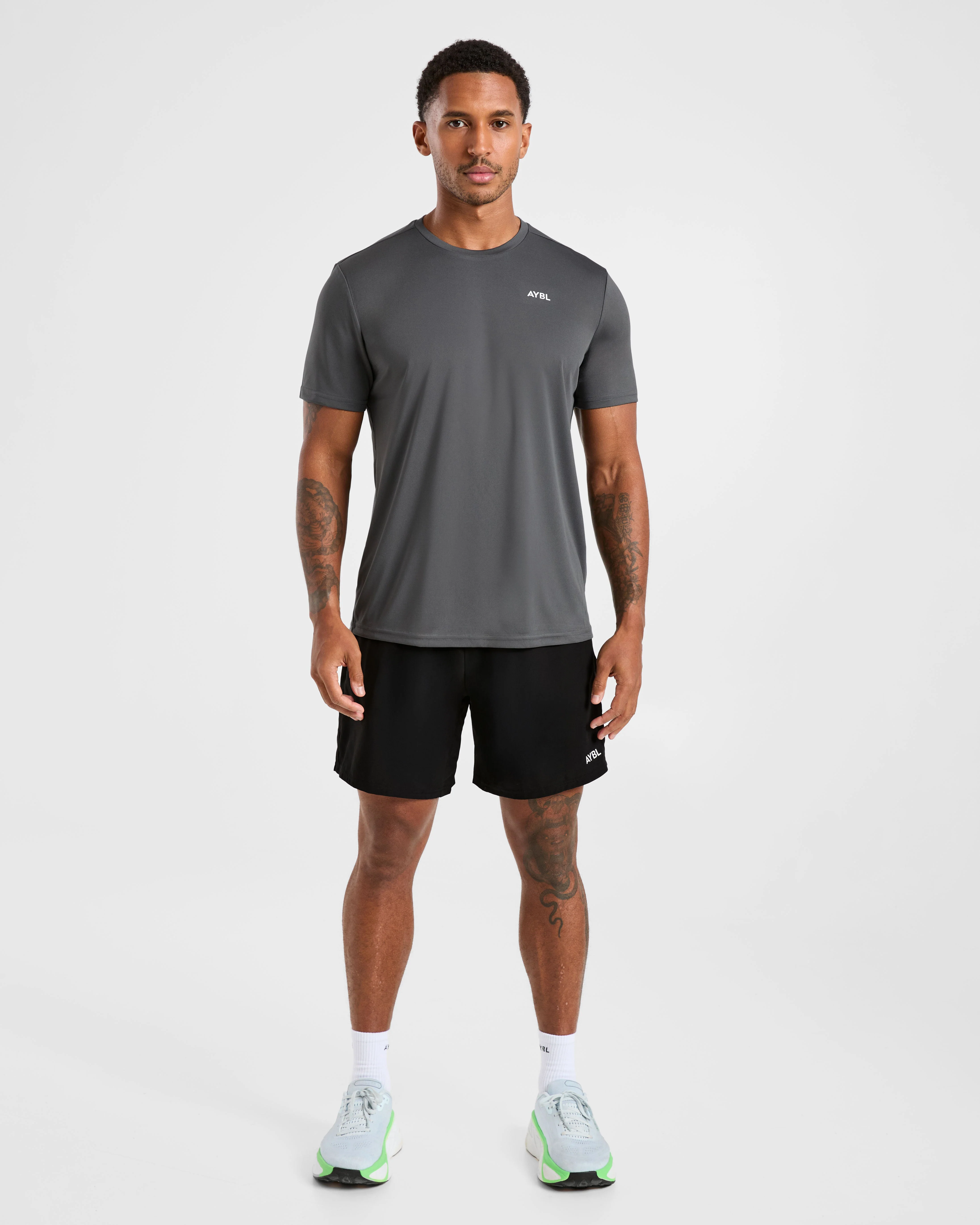 Origin T Shirt - Charcoal - Image 3