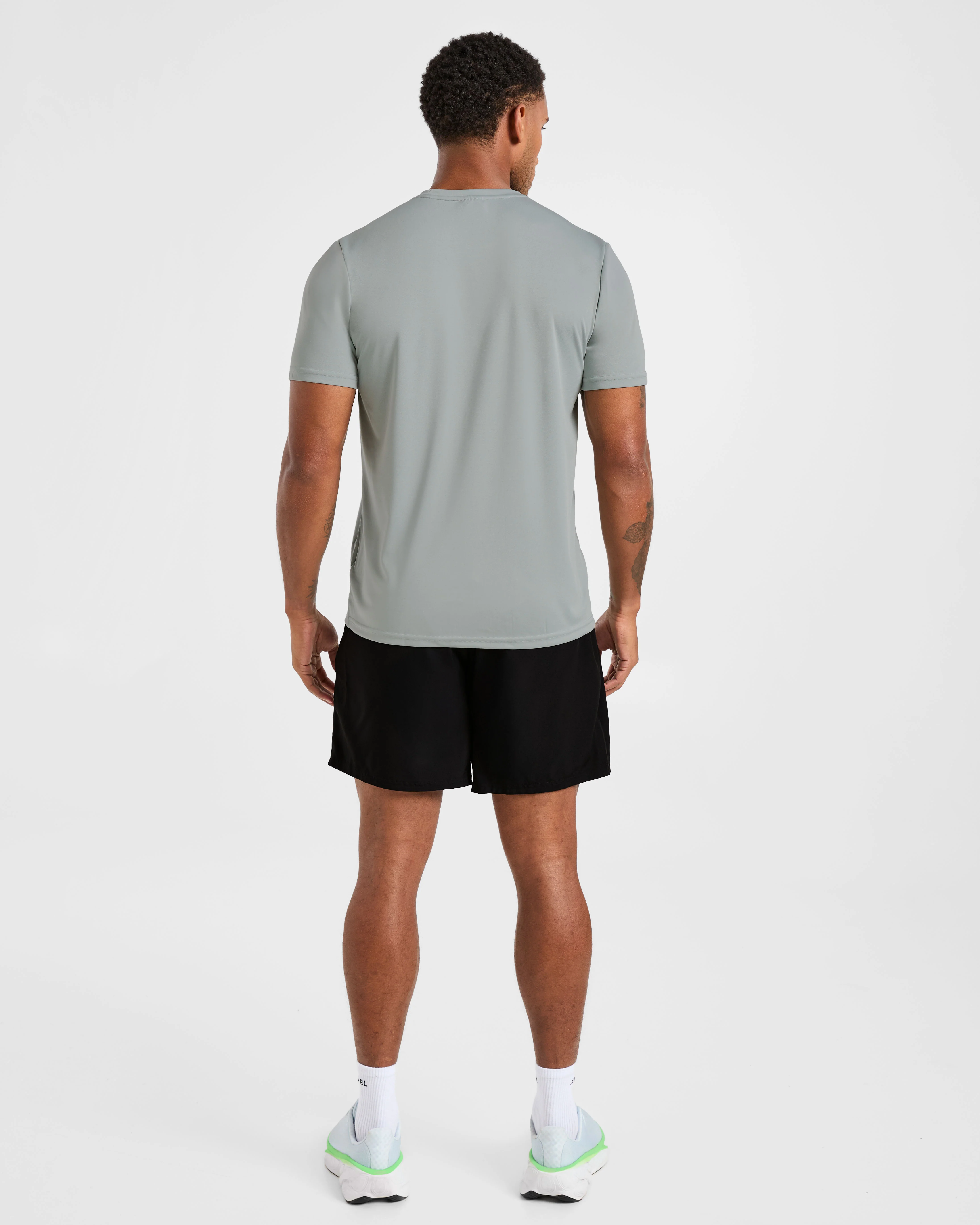 Origin T Shirt - Light Grey - Image 4