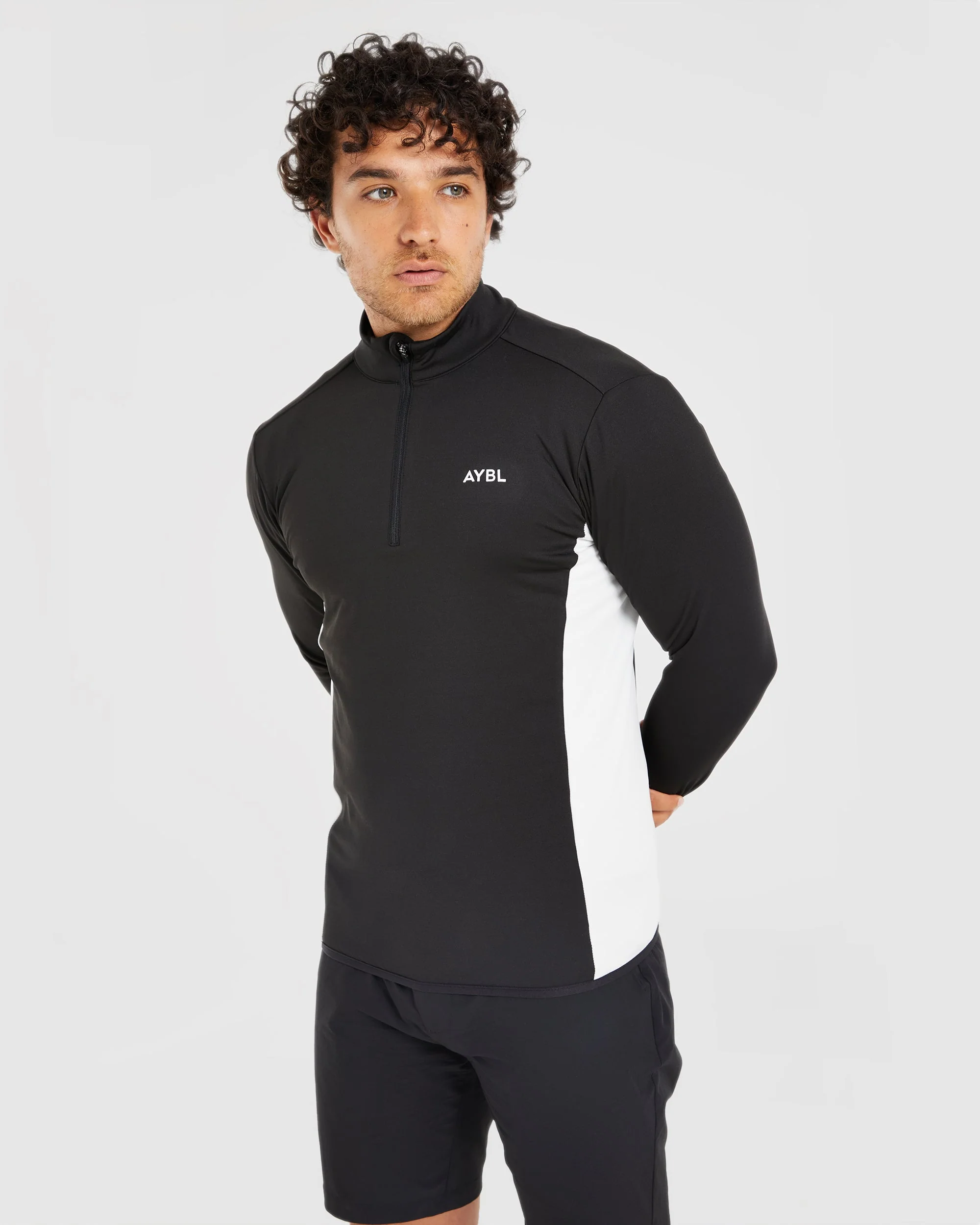 Performance 1/4 Zip Pullover - Black - Image 7