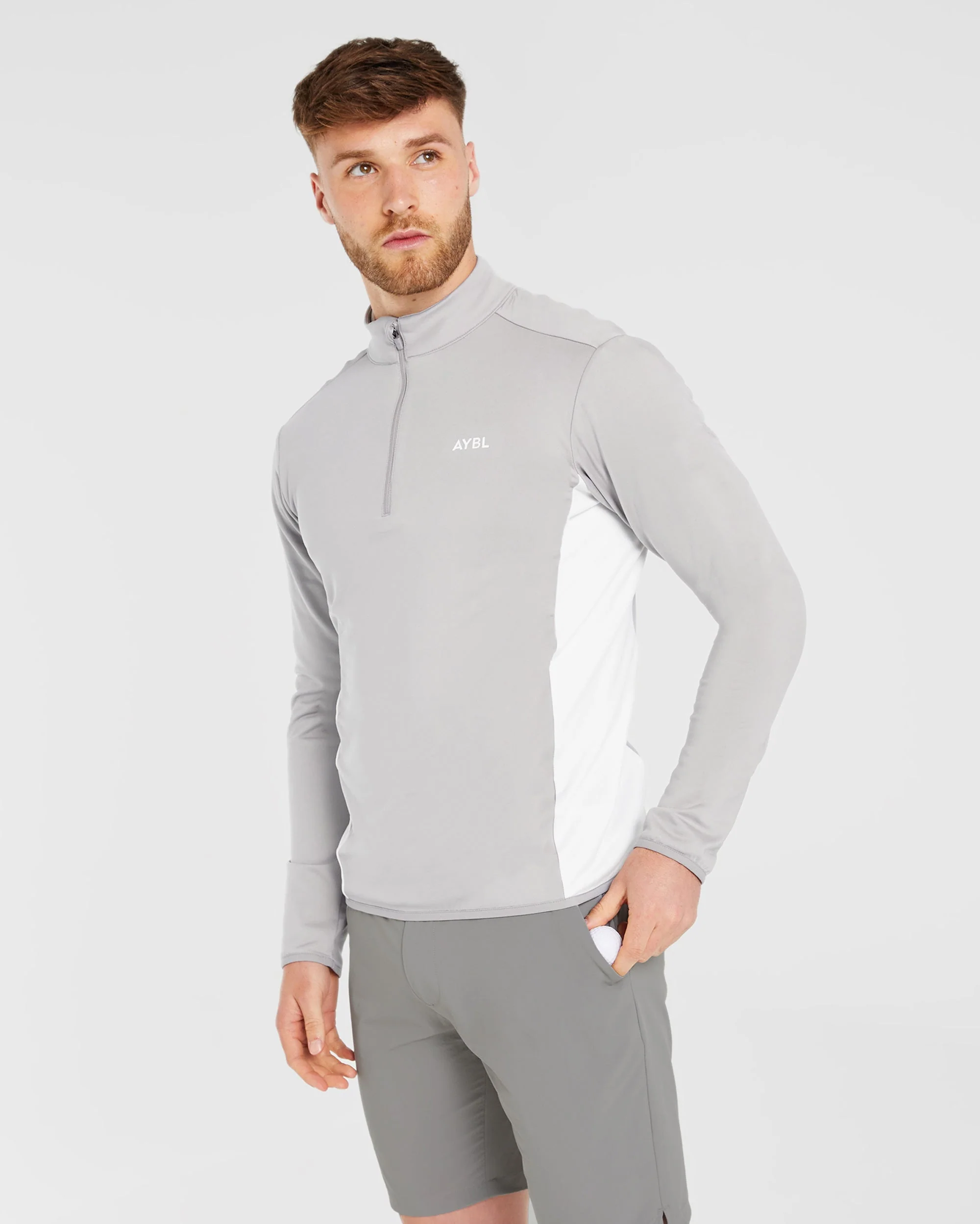 Performance 1/4 Zip Pullover - Grey - Image 7