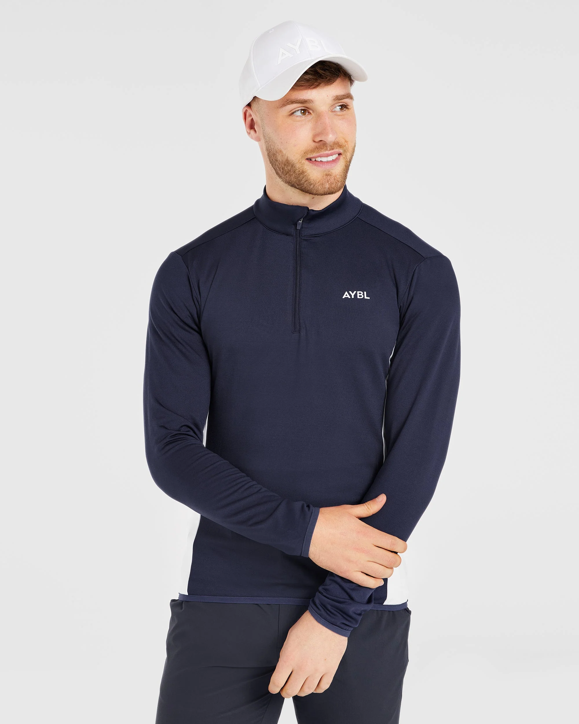 Performance 1/4 Zip Pullover - Navy - Image 7