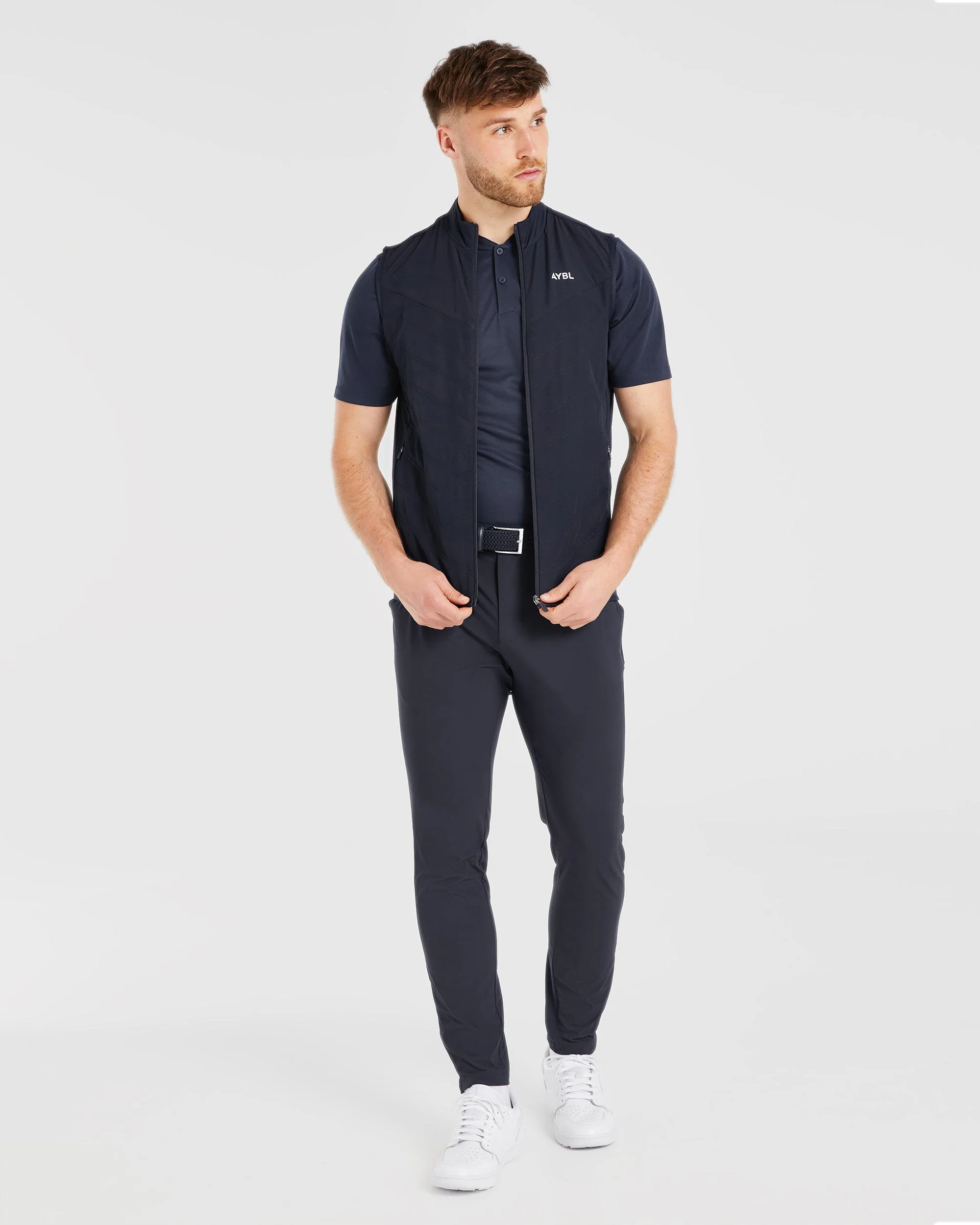 Performance Hybrid Gilet - Navy - Image 3