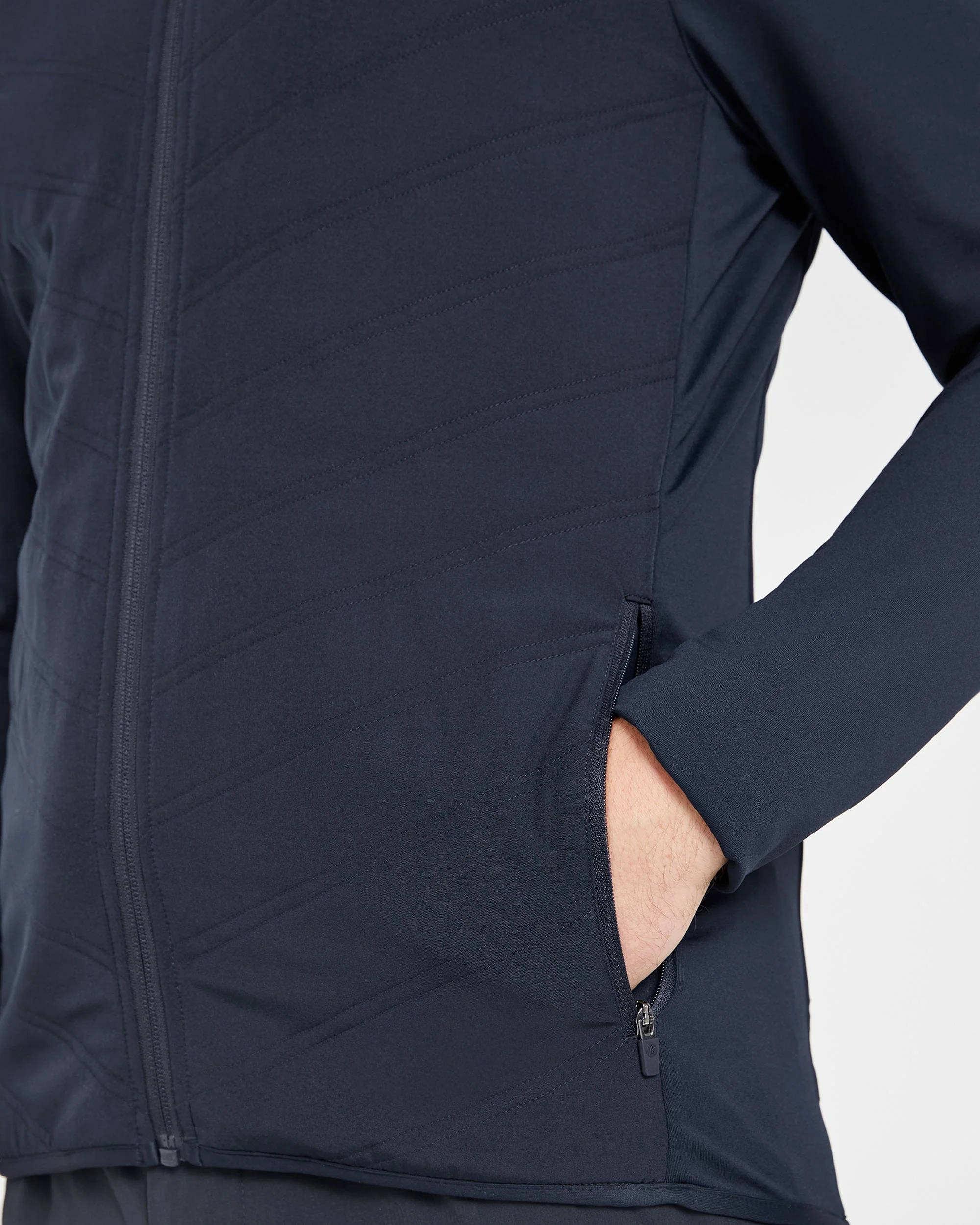 Performance Hybrid Jacket - Navy - Image 6