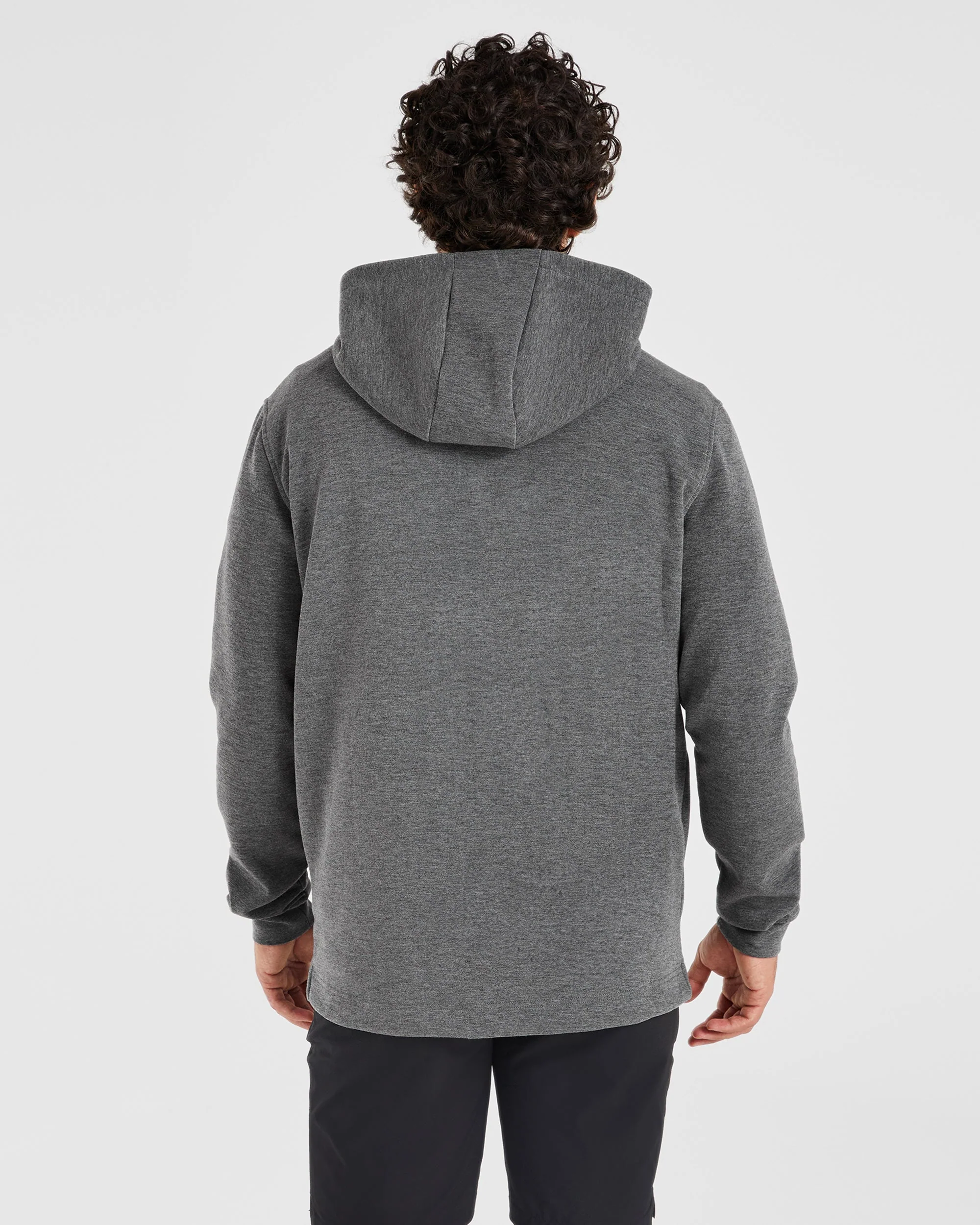 Performance Lightweight Hoodie - Charcoal Marl - Image 2