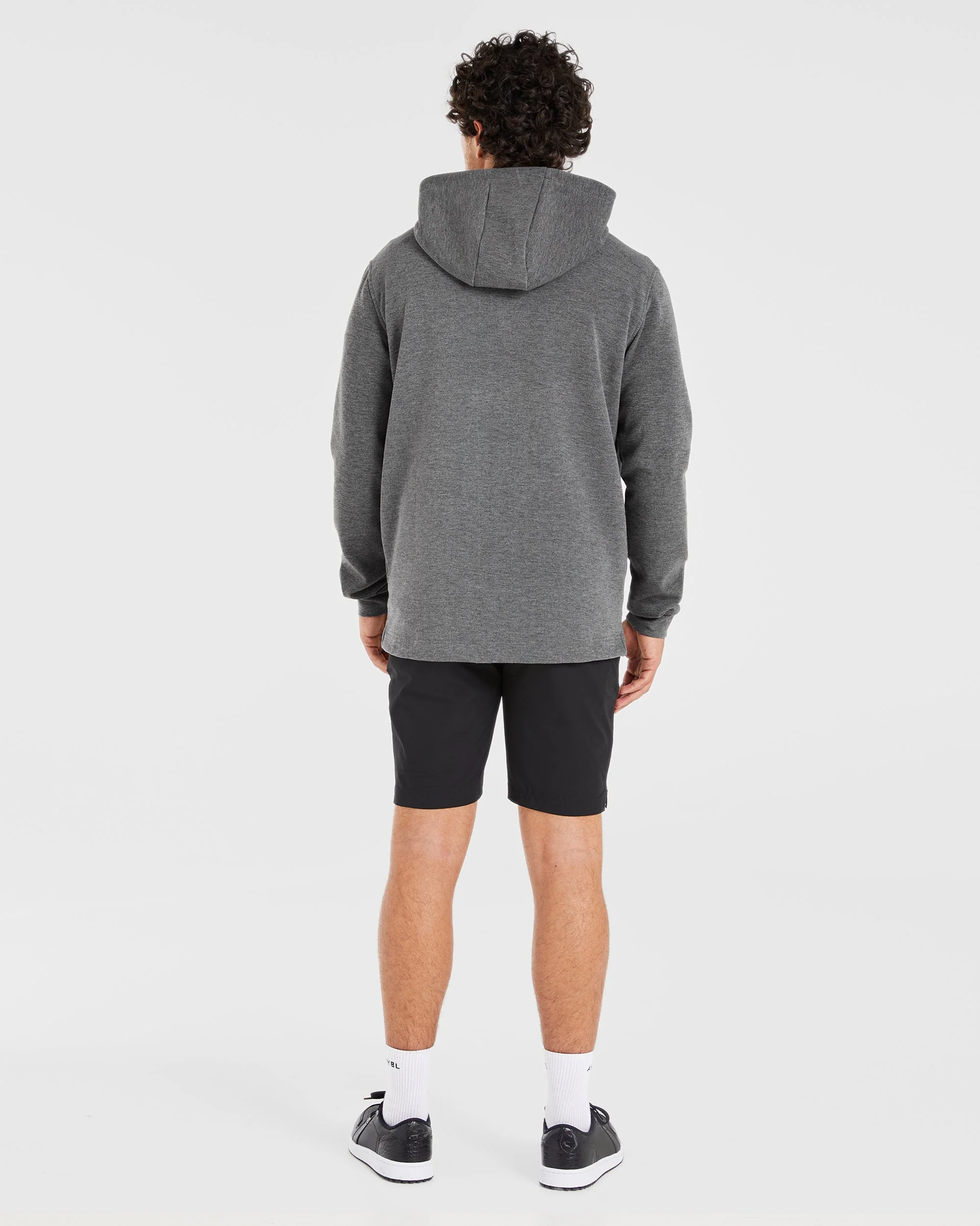 Performance Lightweight Hoodie - Charcoal Marl - Image 4