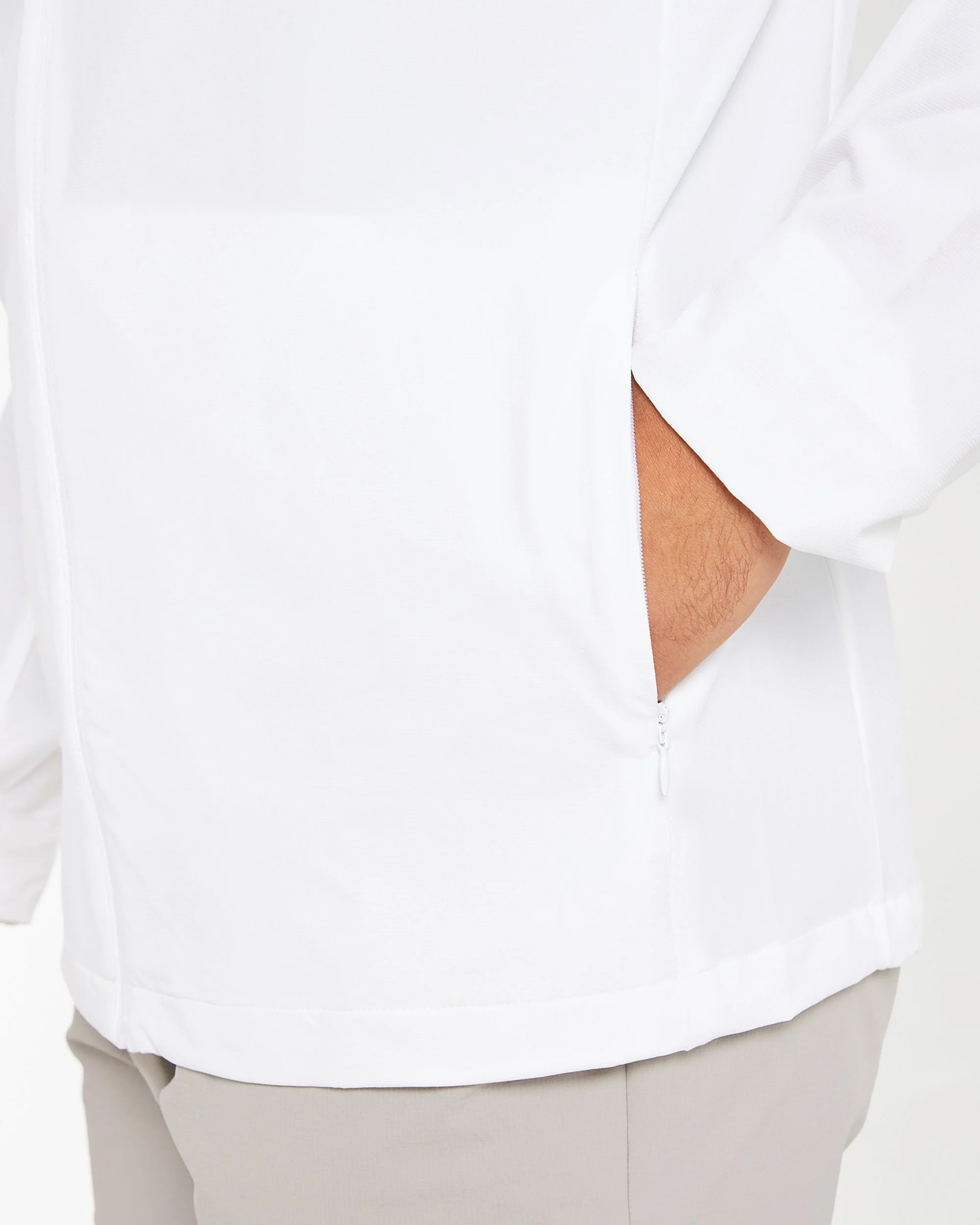 Performance Lightweight Windbreaker - White - Image 6