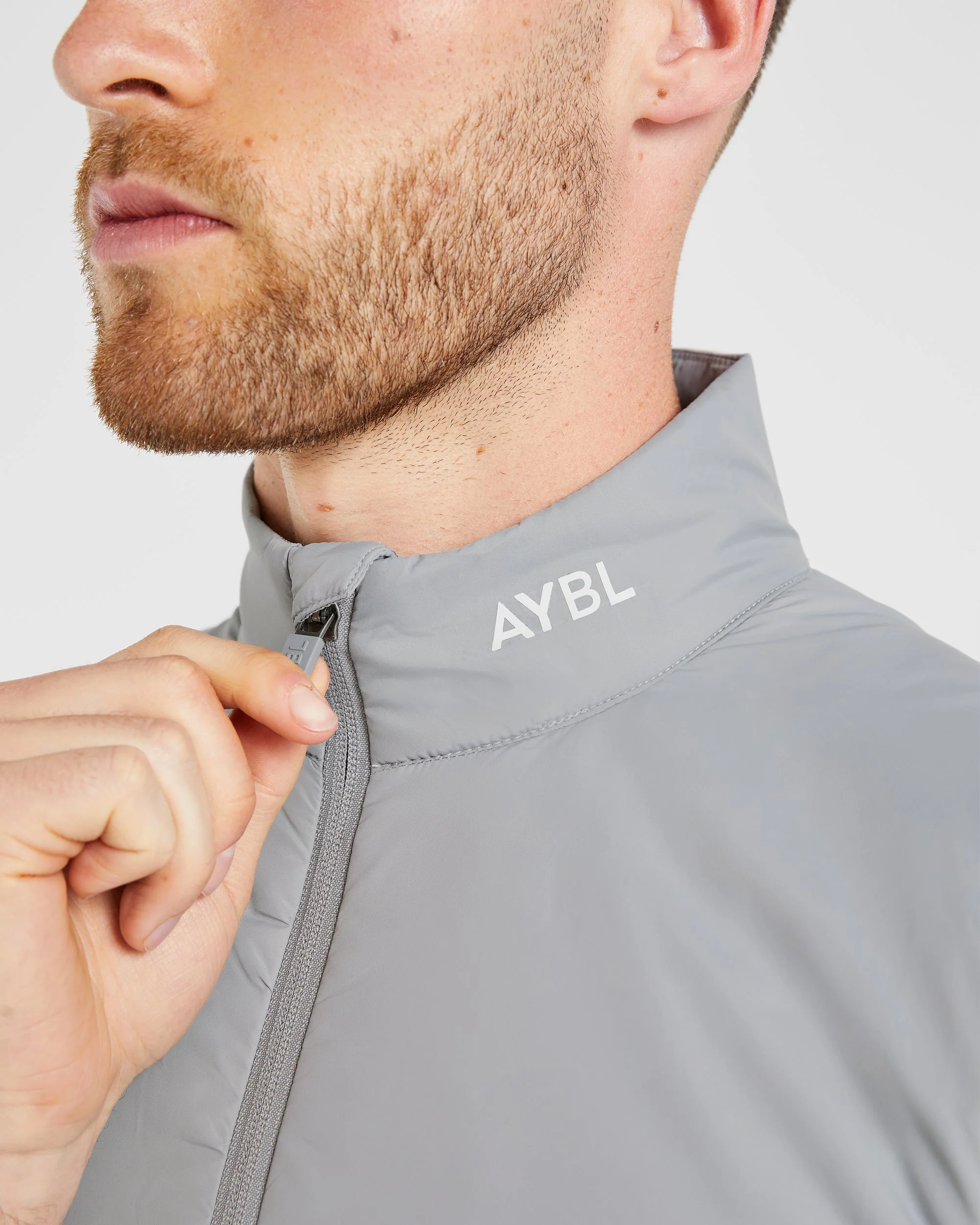 Performance Padded Gilet - Grey - Image 5