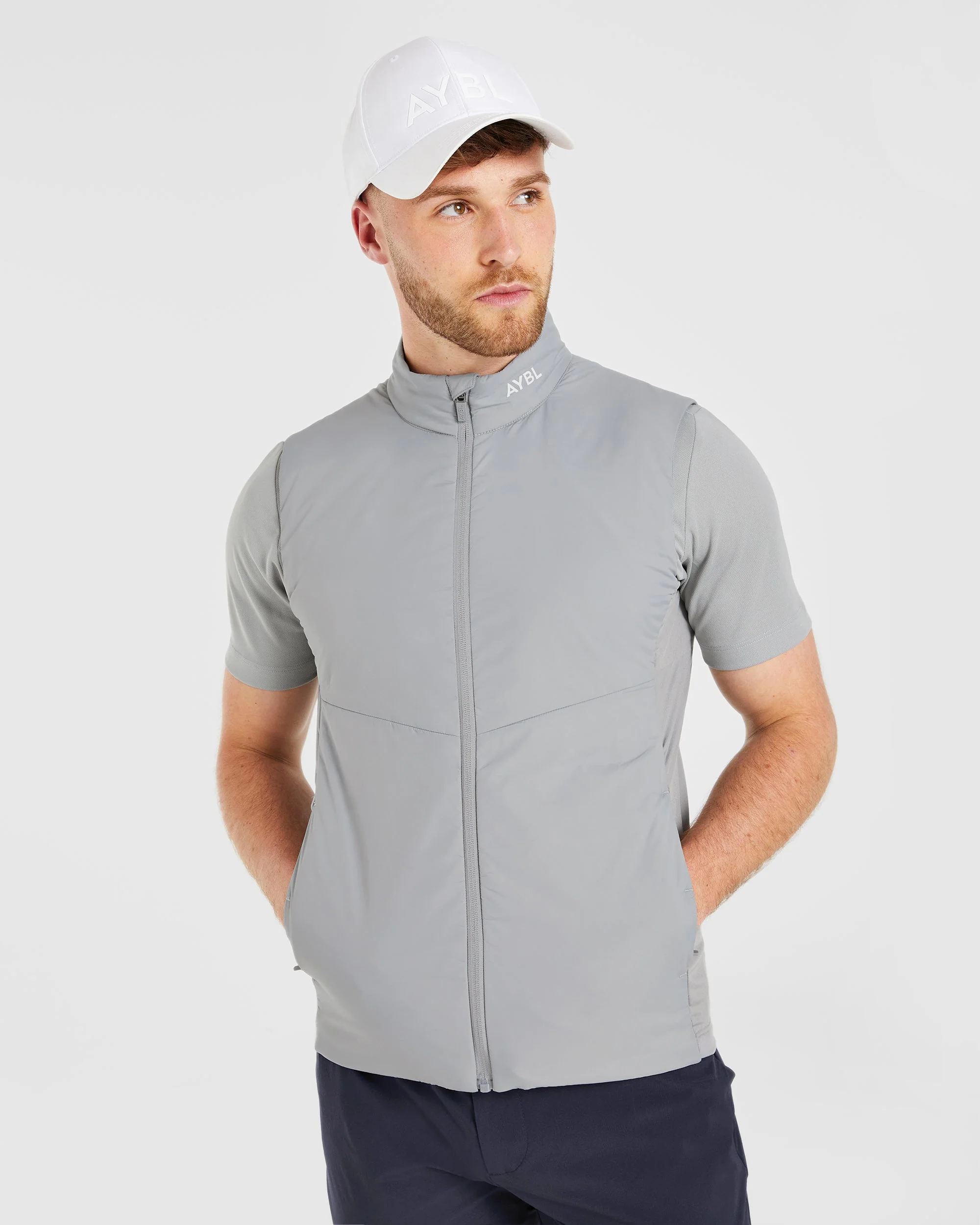 Performance Padded Gilet - Grey - Image 7