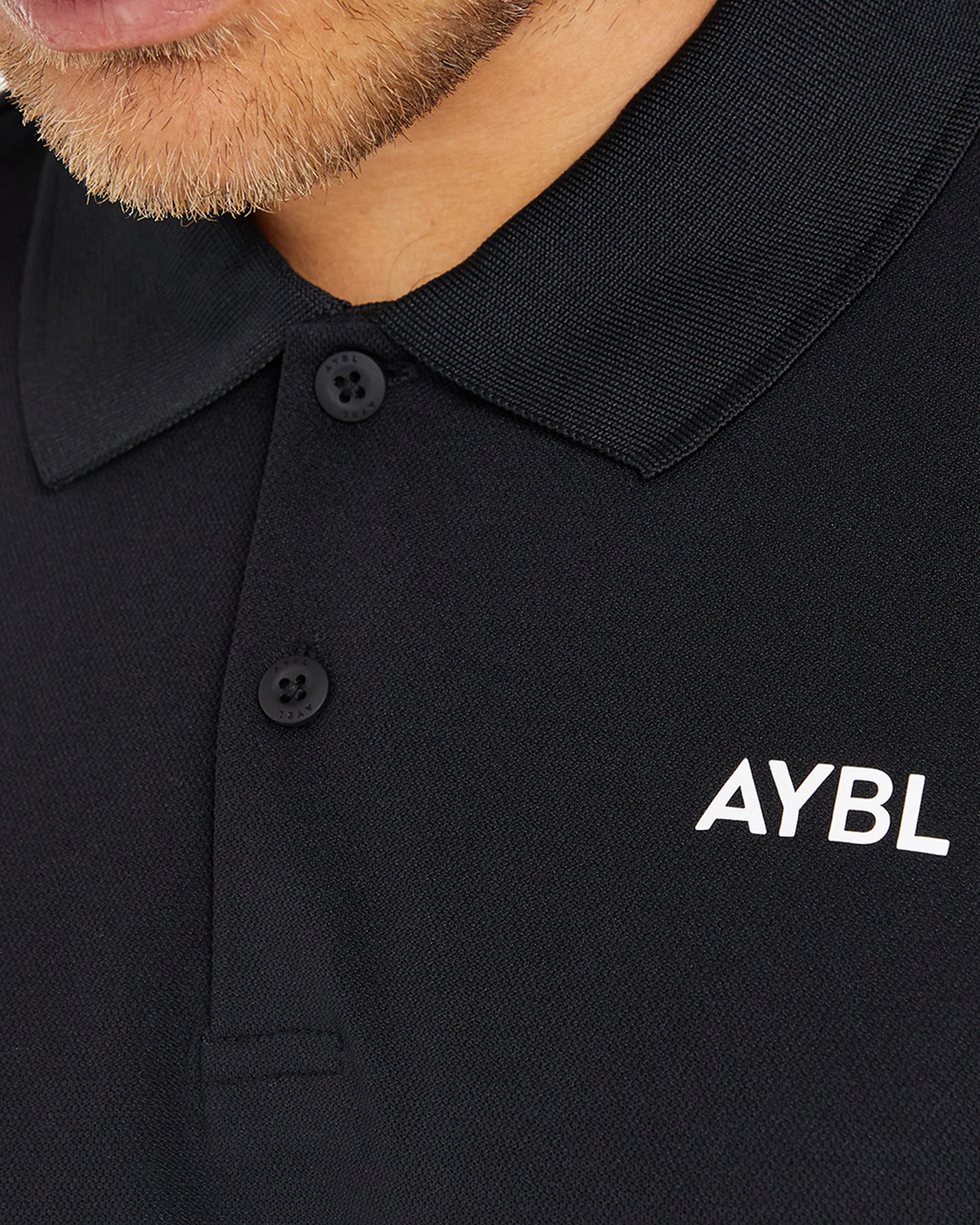 Performance Polo Shirt - Black - Image 5