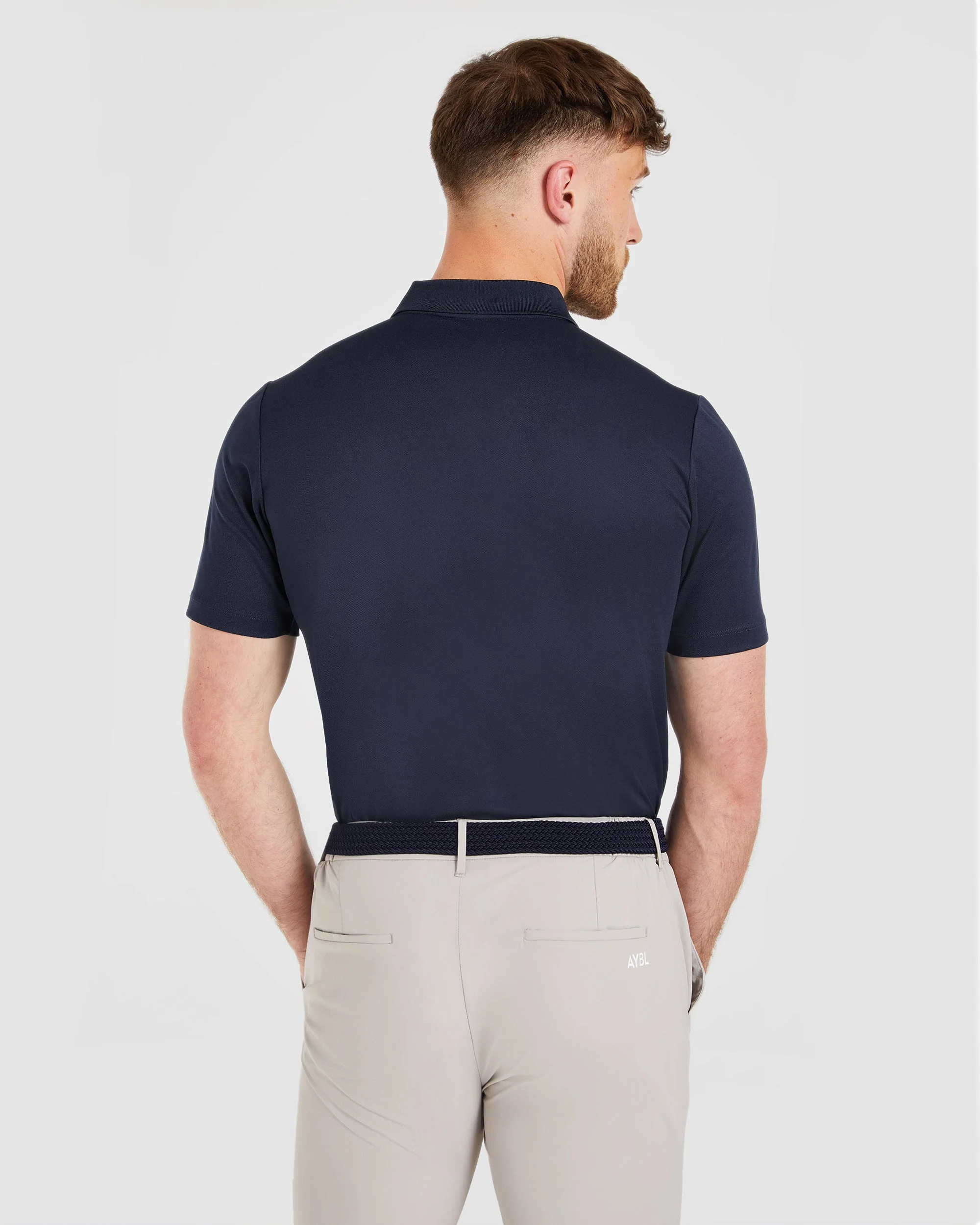 Performance Polo Shirt - Navy - Image 2
