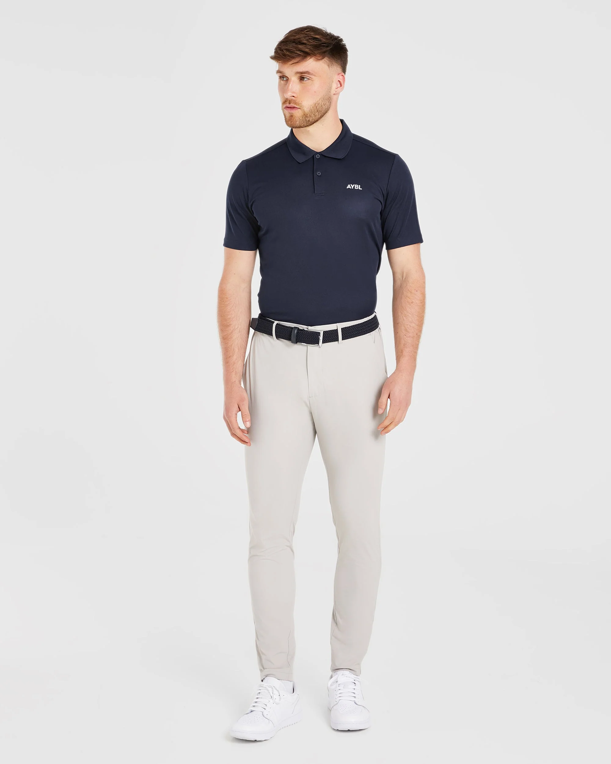 Performance Polo Shirt - Navy - Image 3