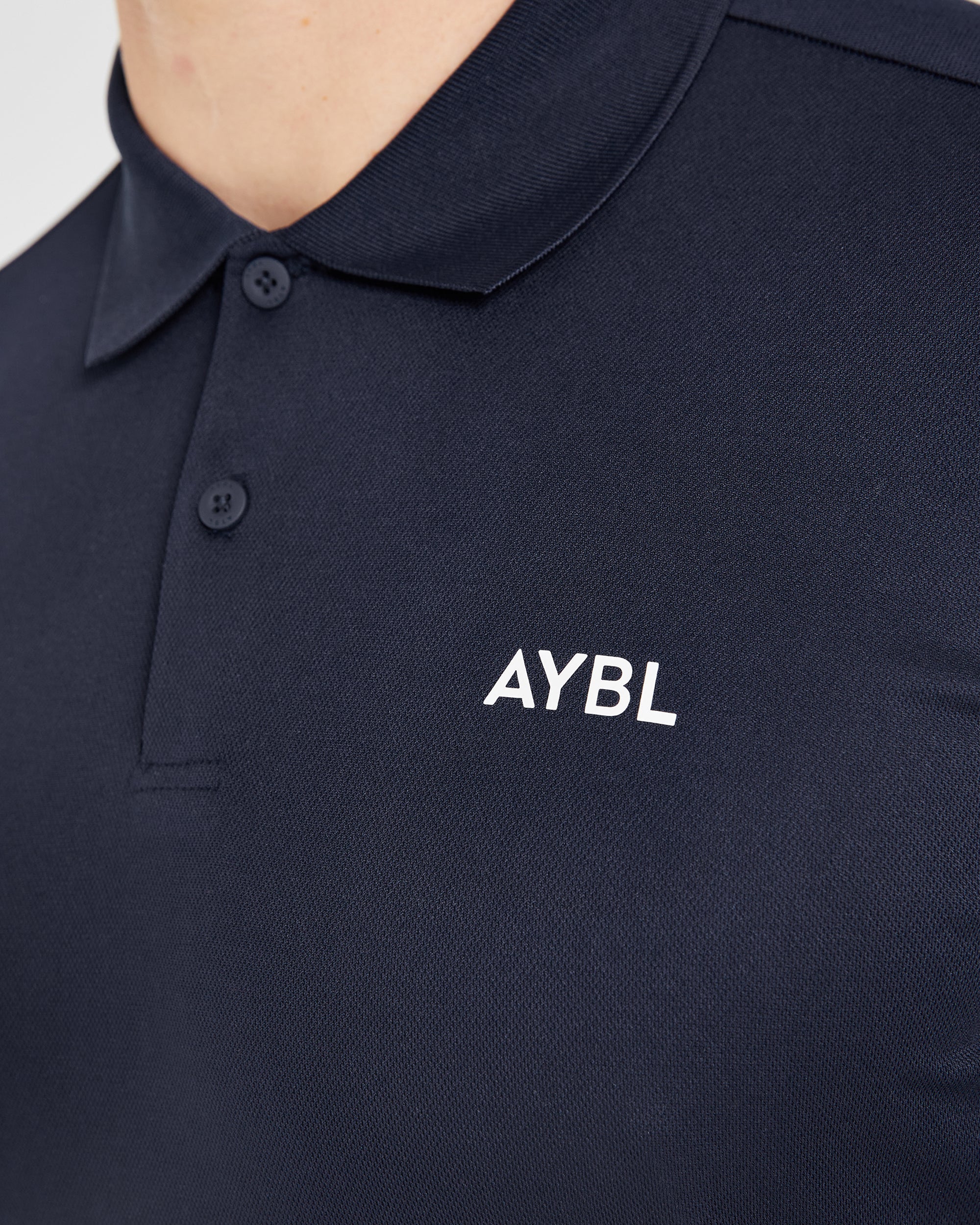 Performance Polo Shirt - Navy - Image 5