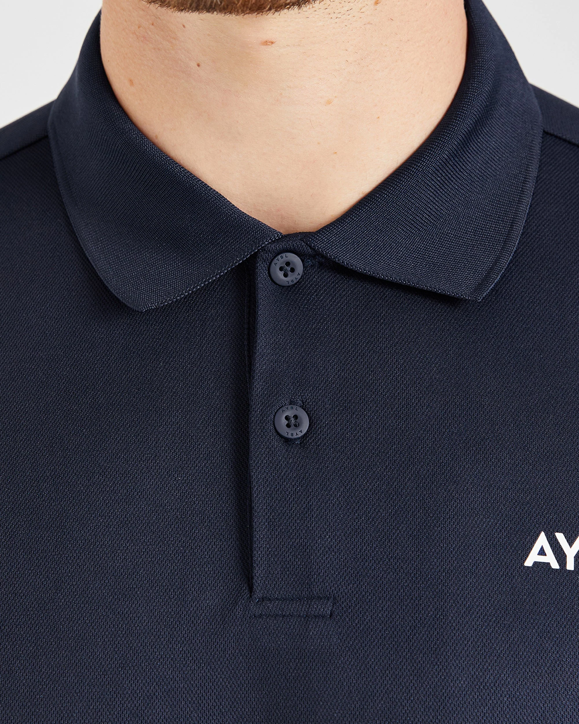 Performance Polo Shirt - Navy - Image 6