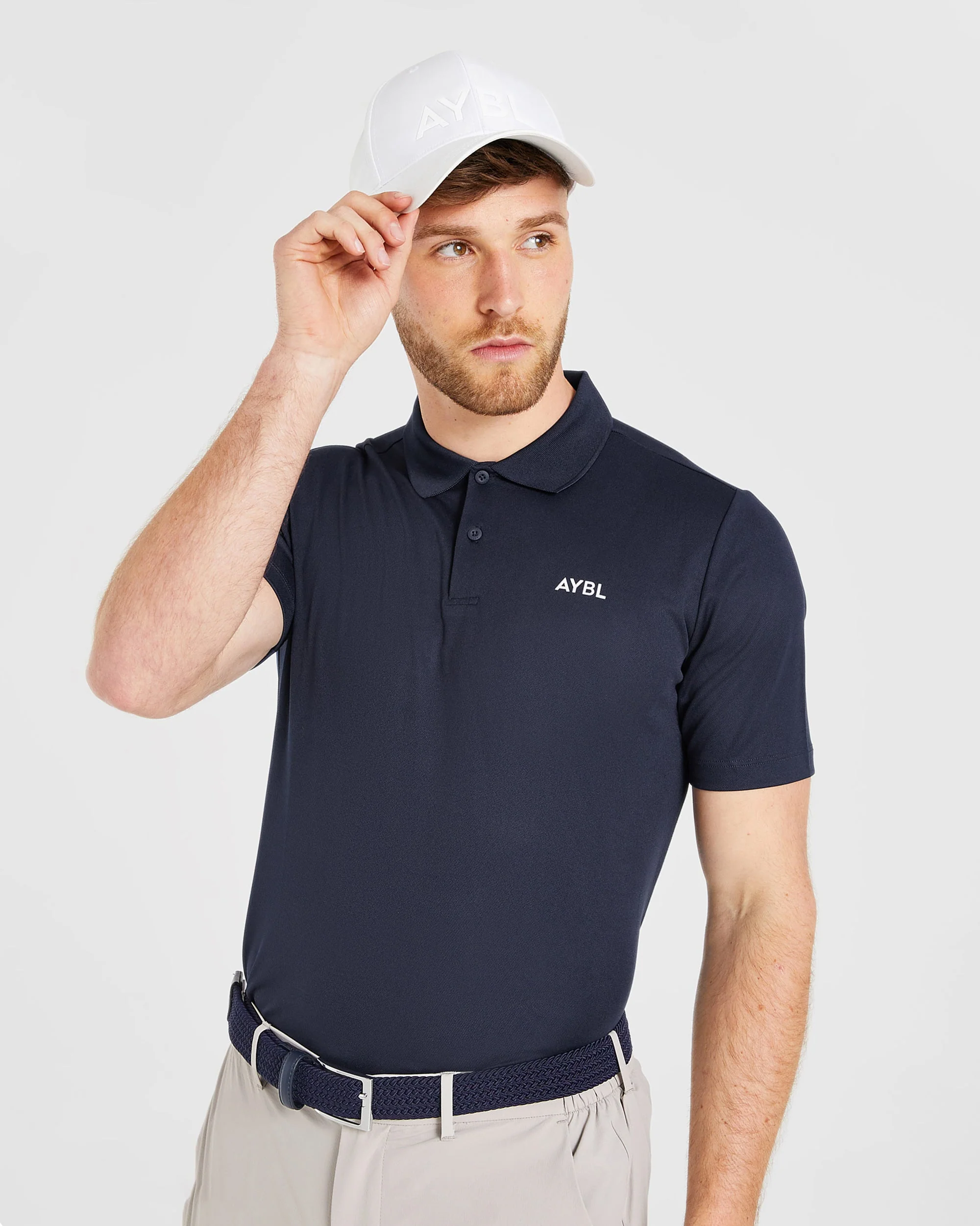 Performance Polo Shirt - Navy - Image 7