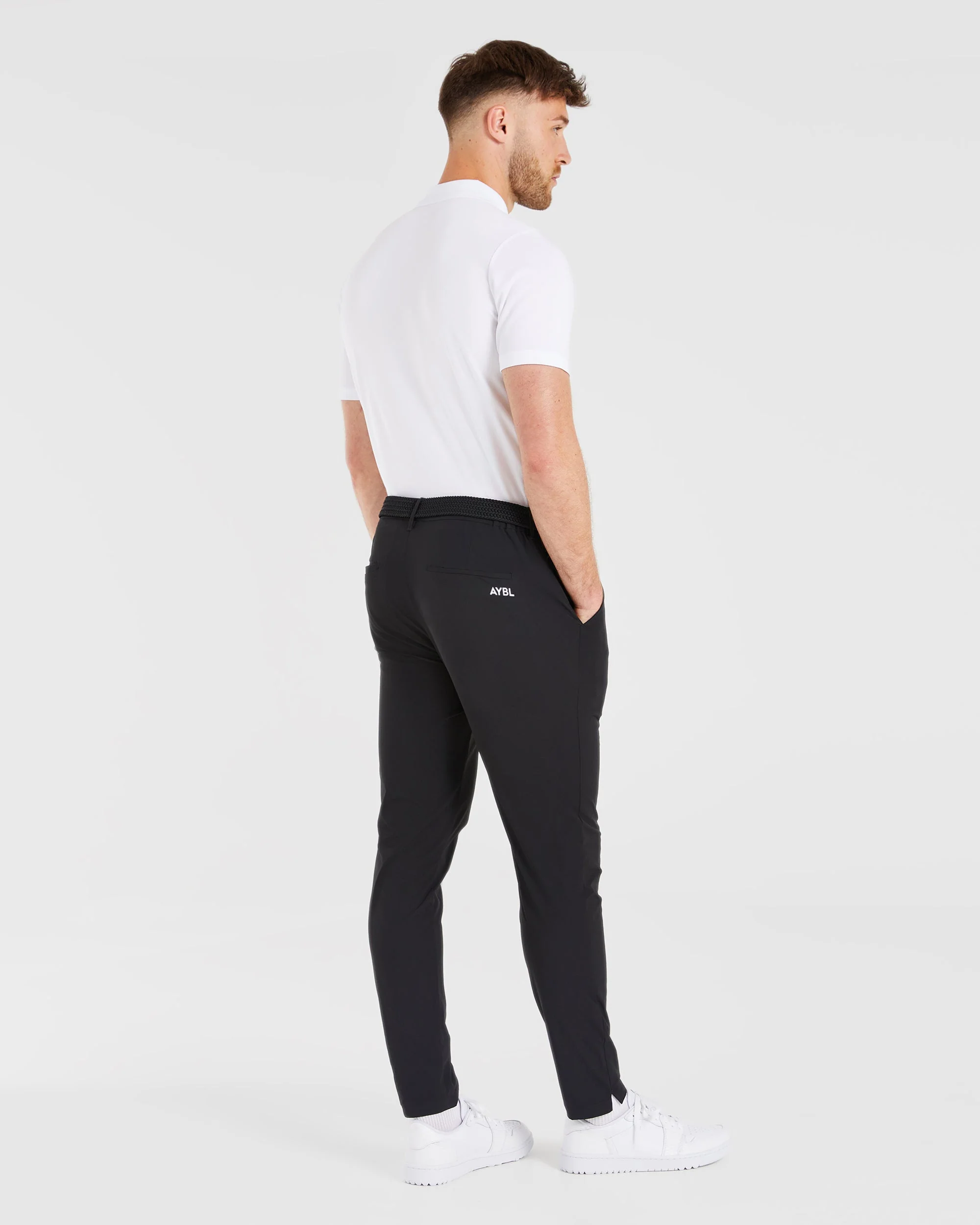 Performance Polo Shirt - White - Image 4