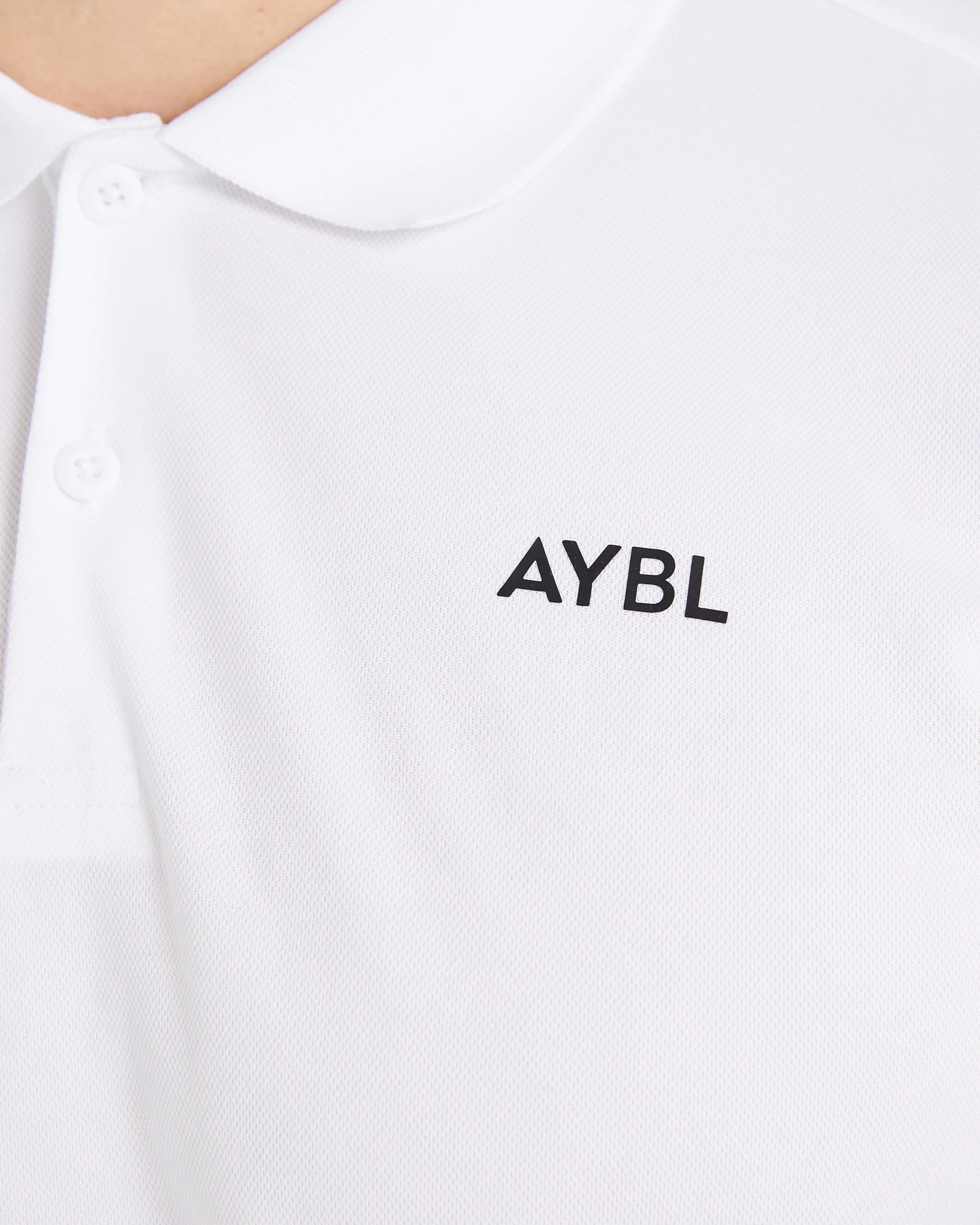Performance Polo Shirt - White - Image 5