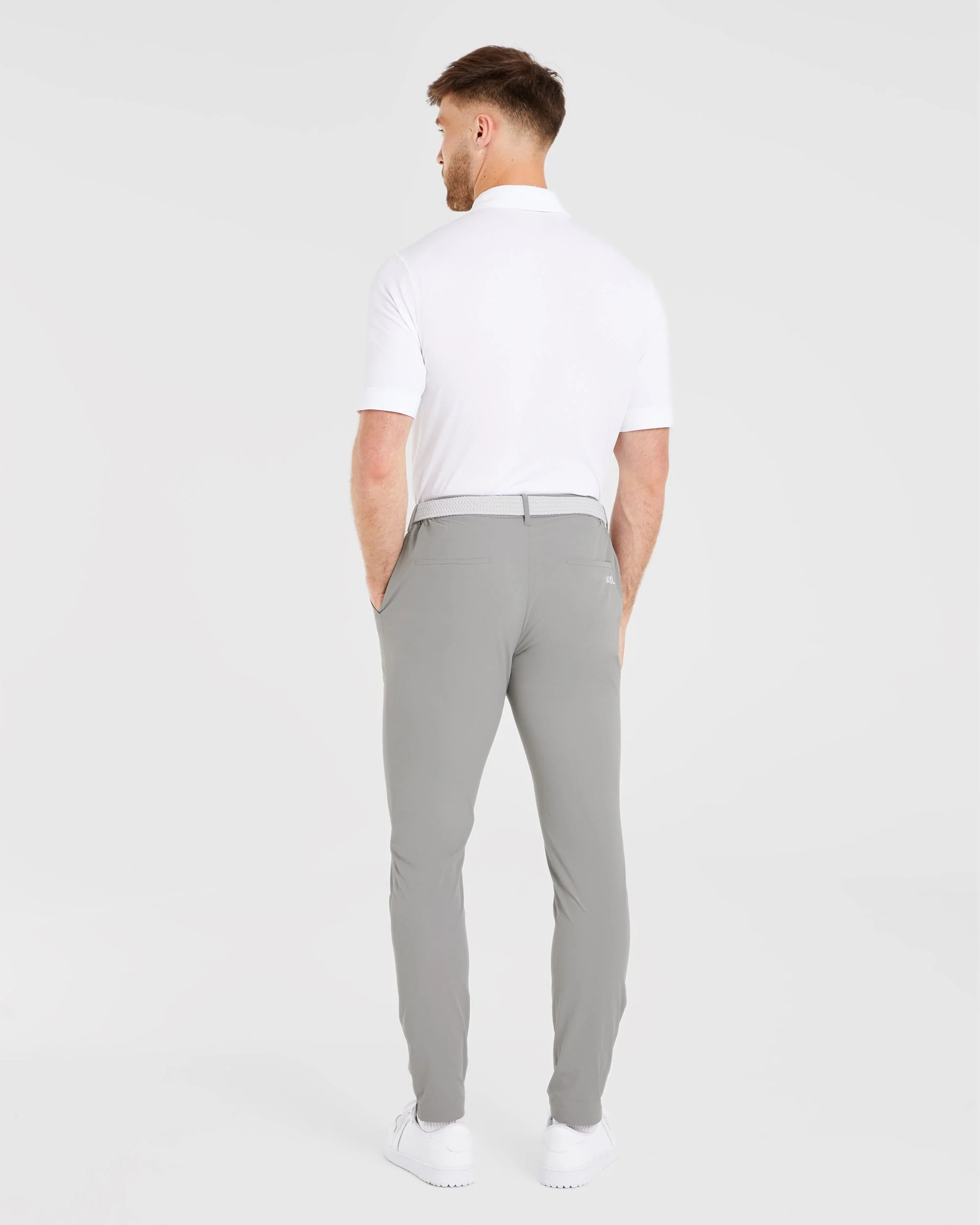 Performance Seamless Polo Shirt - White - Image 4