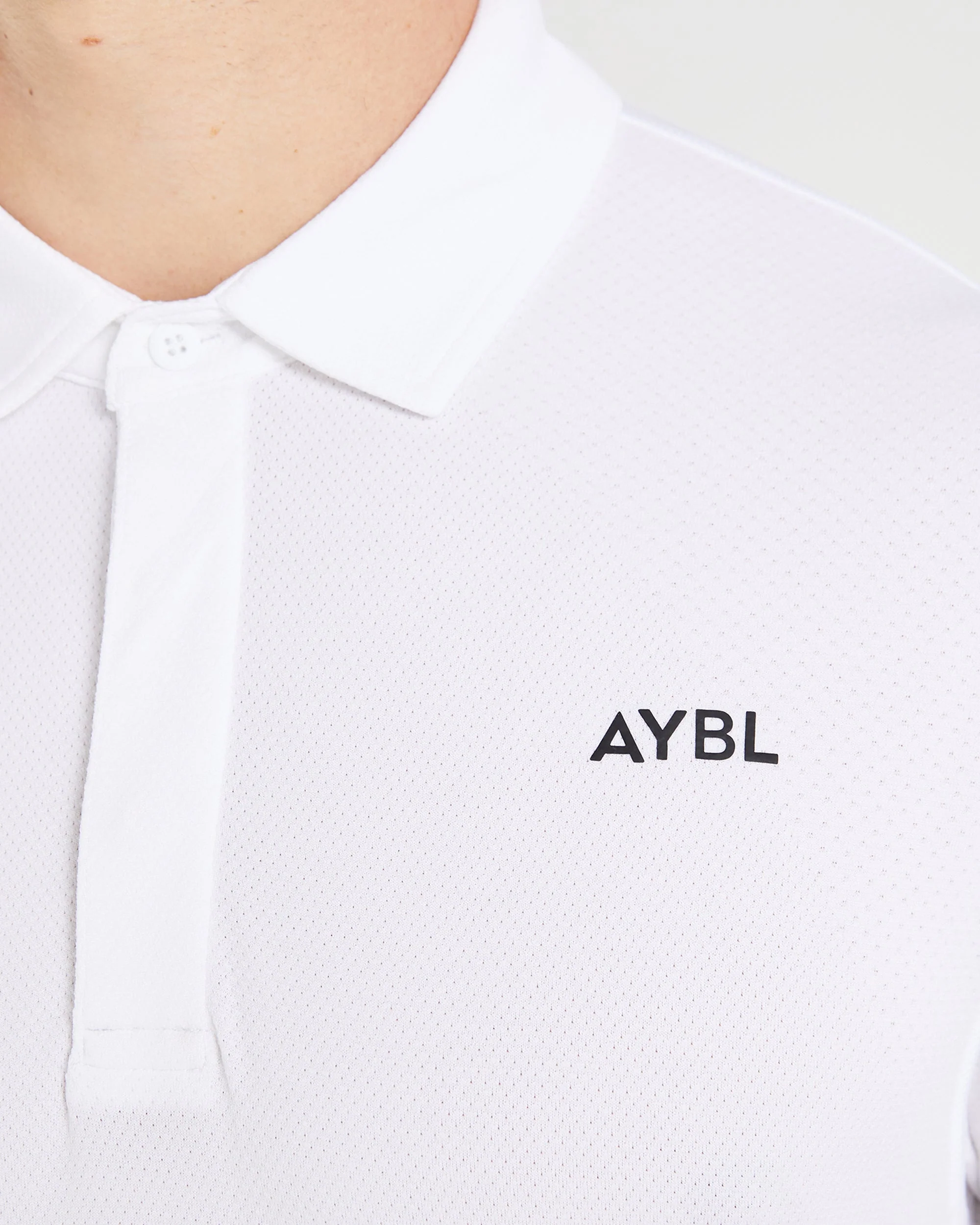 Performance Seamless Polo Shirt - White - Image 5
