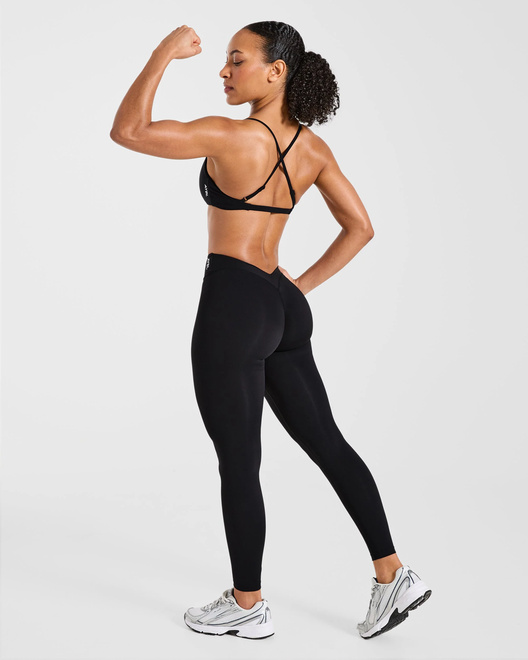 Physique Leggings - Black - Image 8