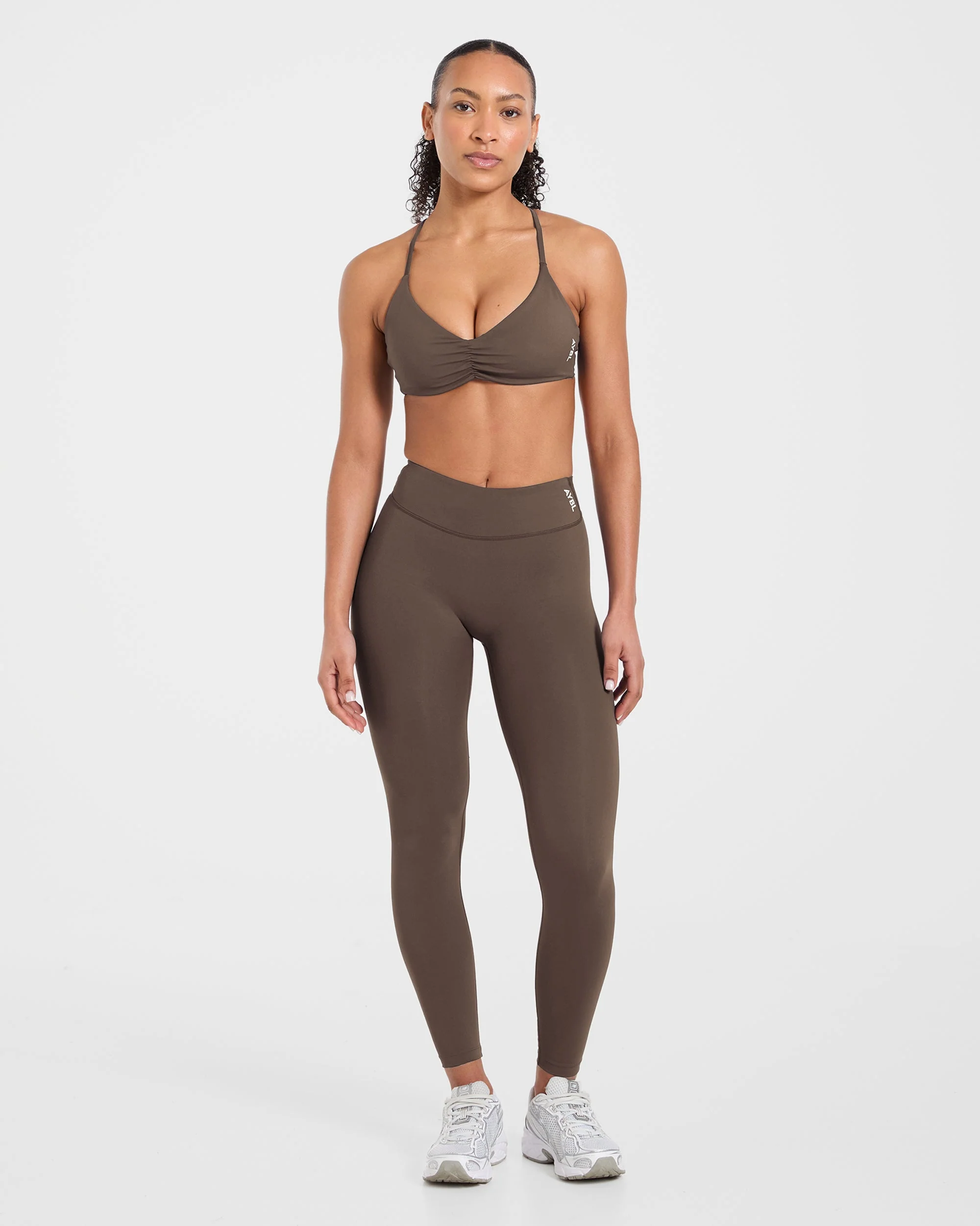 Physique Leggings - Brown - Image 3