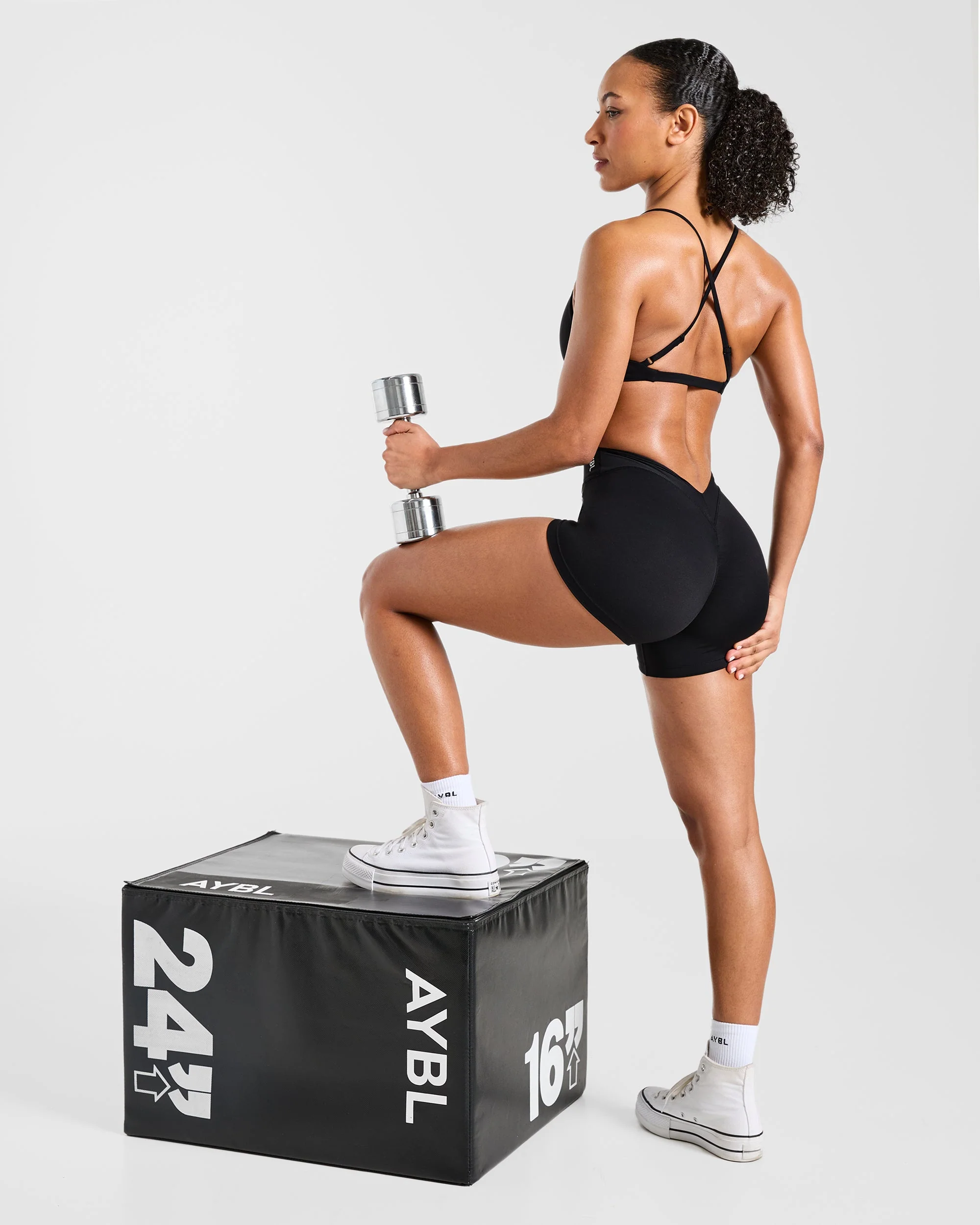 Physique Sports Bra - Black - Image 7