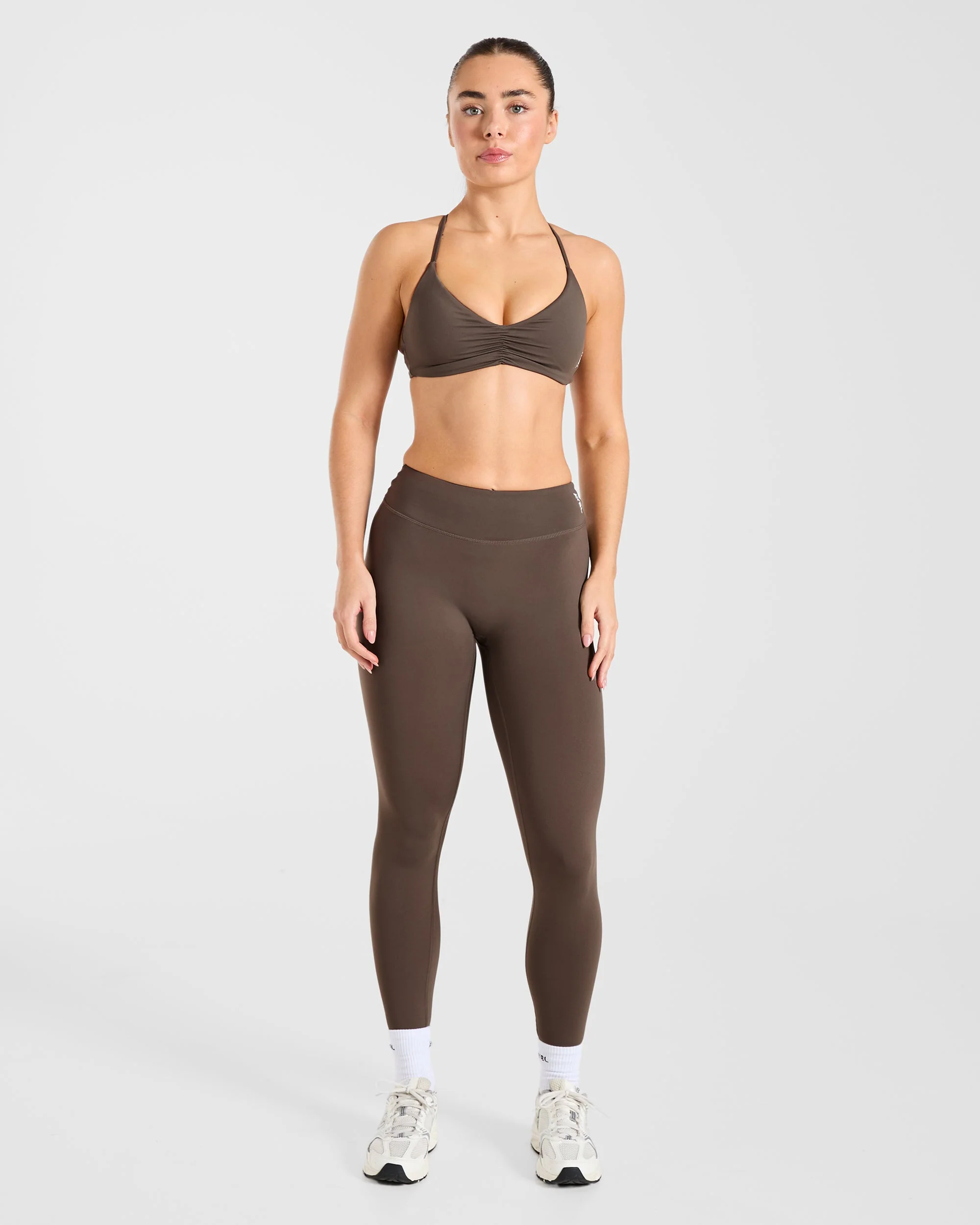 Physique Sports Bra - Brown - Image 3