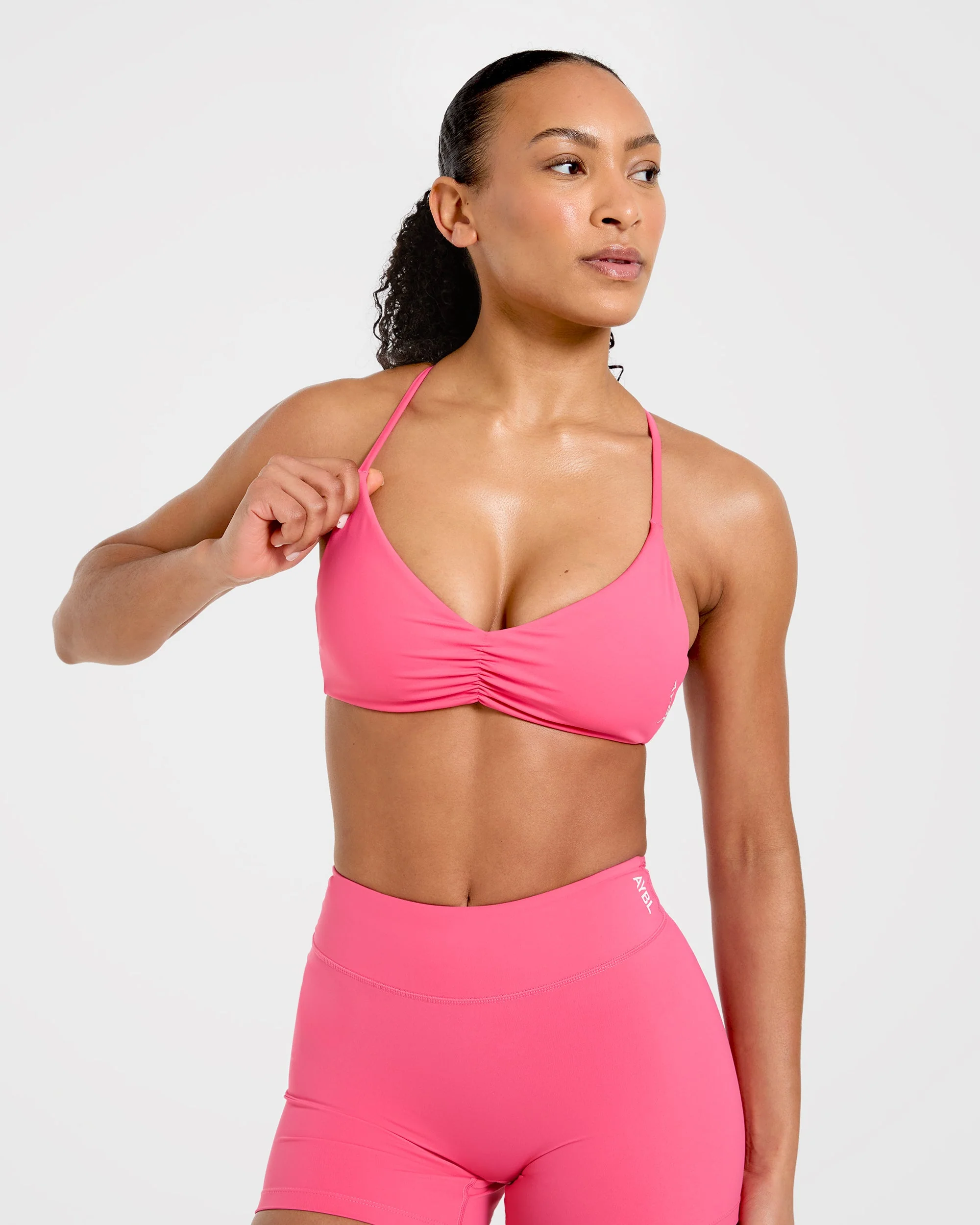 Physique Sports Bra - Roseberry Pink - Image 8
