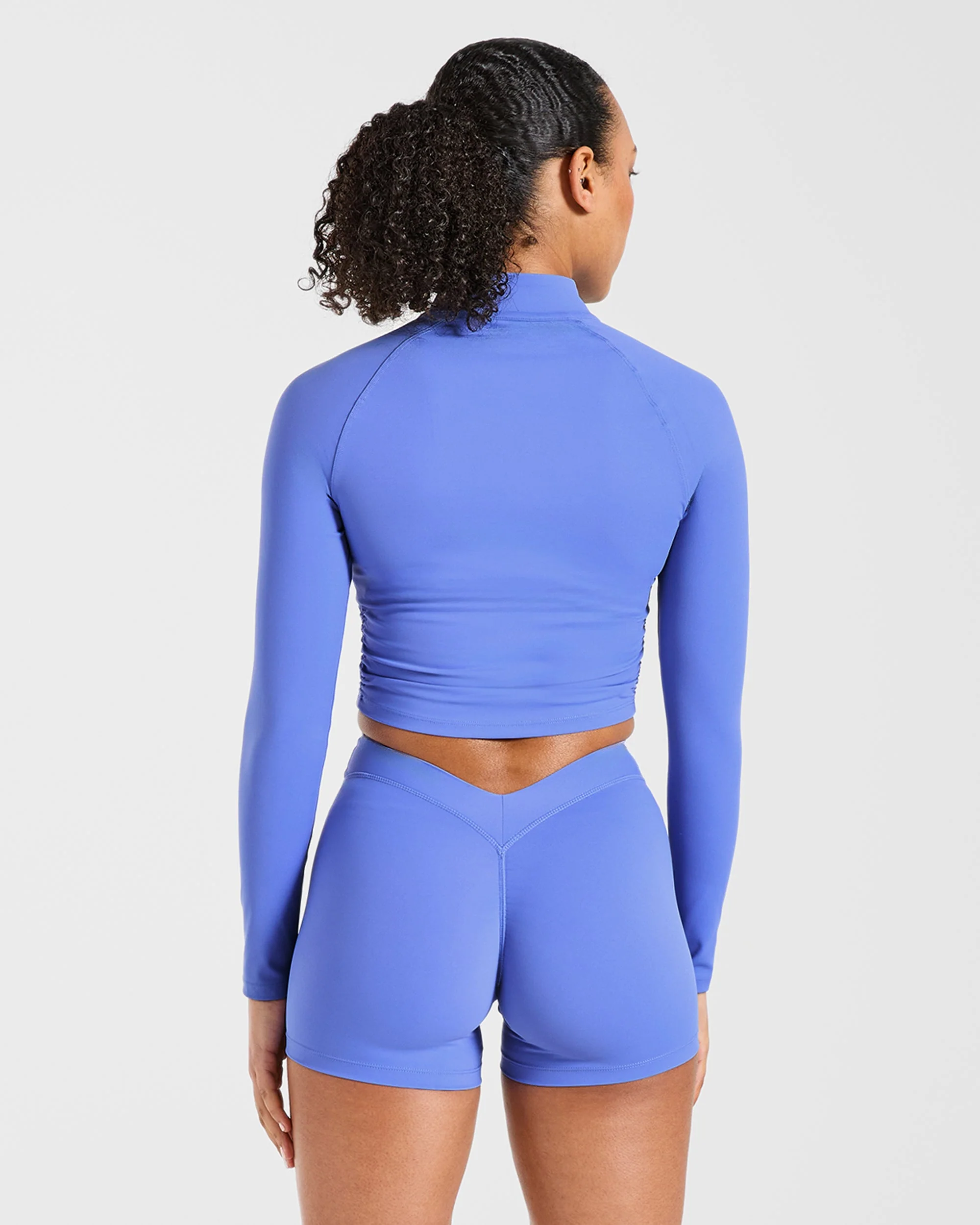 Physique Zip Up Jacket - Cornflower Purple - Image 2