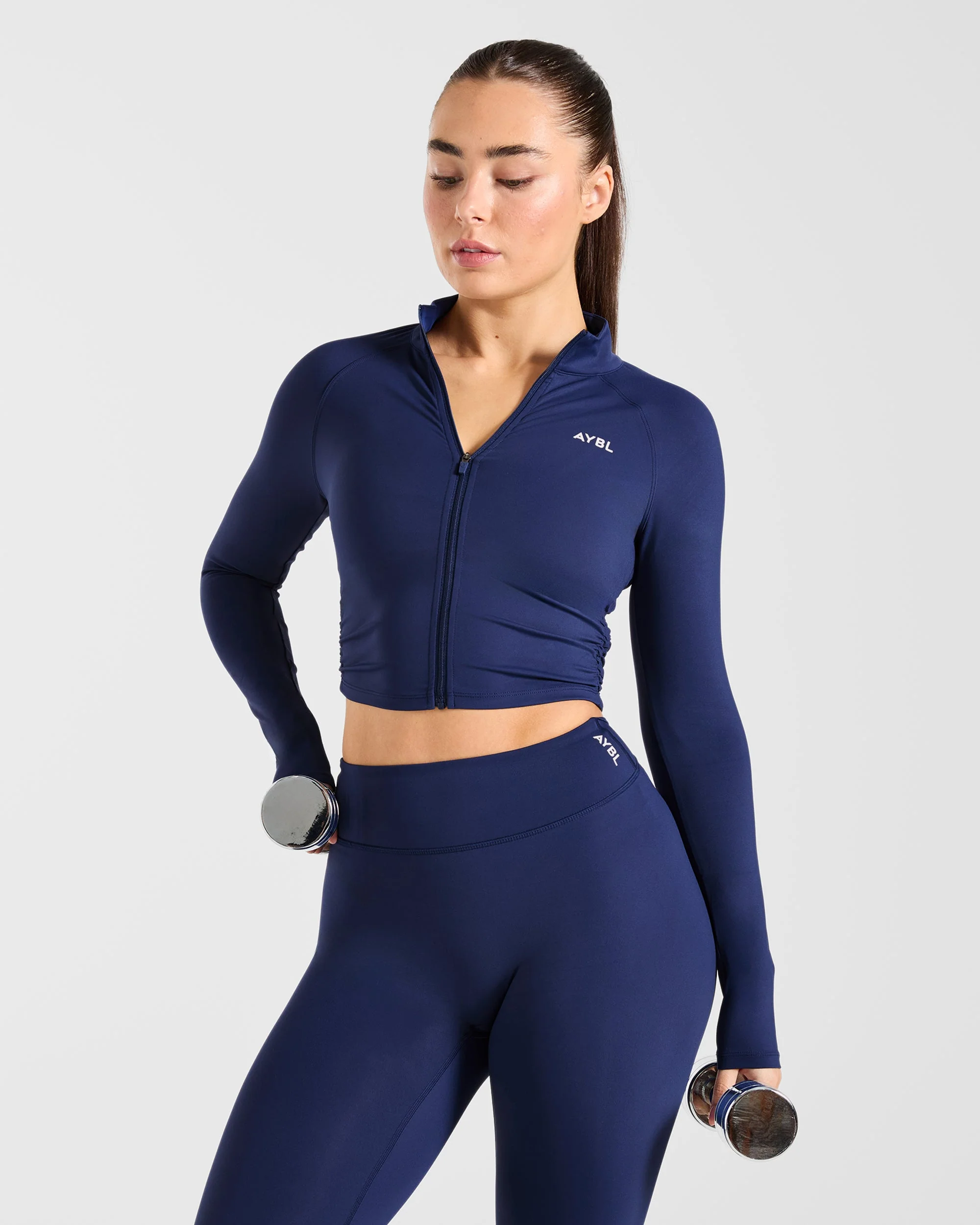 Physique Zip Up Jacket - Midnight Navy - Image 7